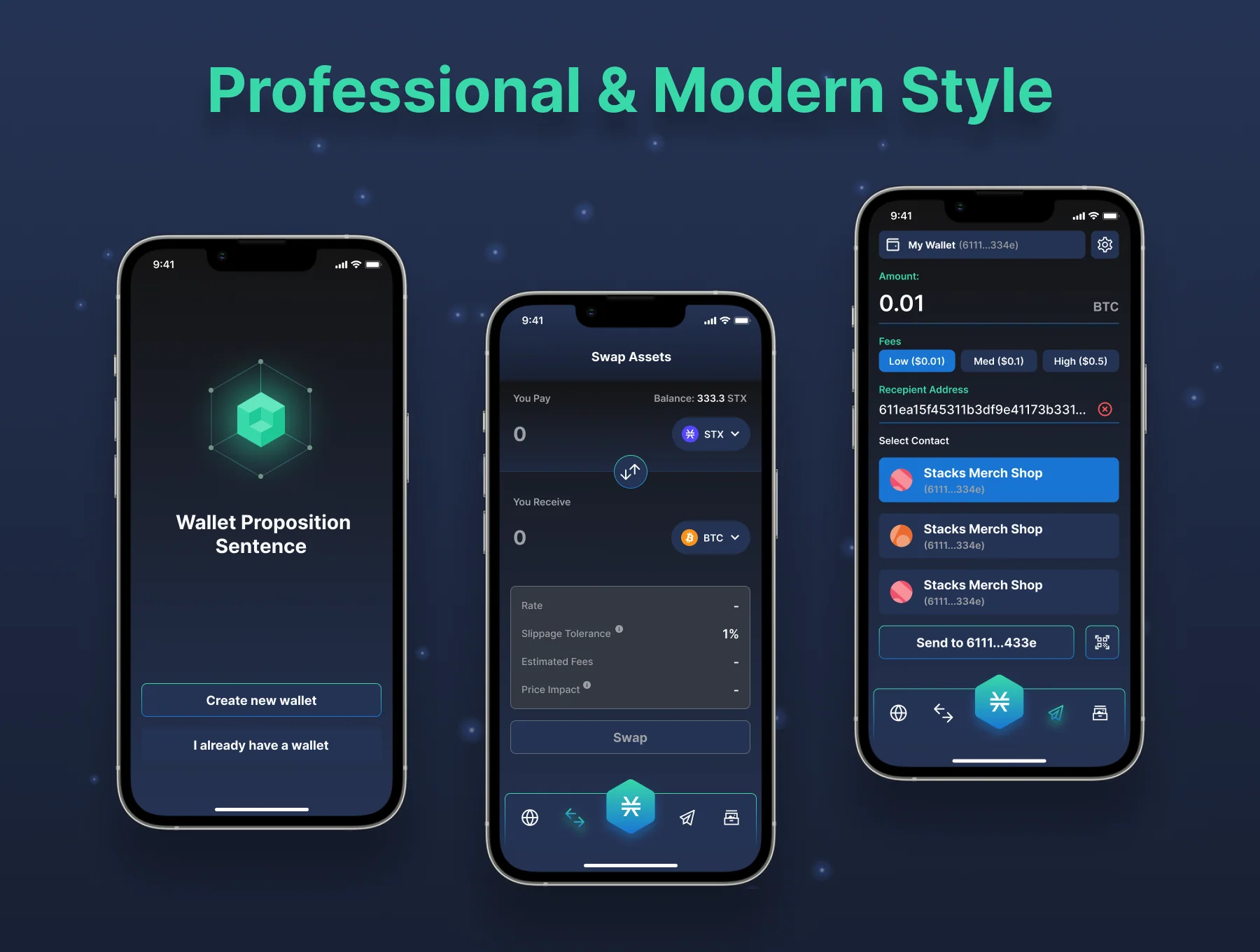 Trust Wallet App UI Kit 2