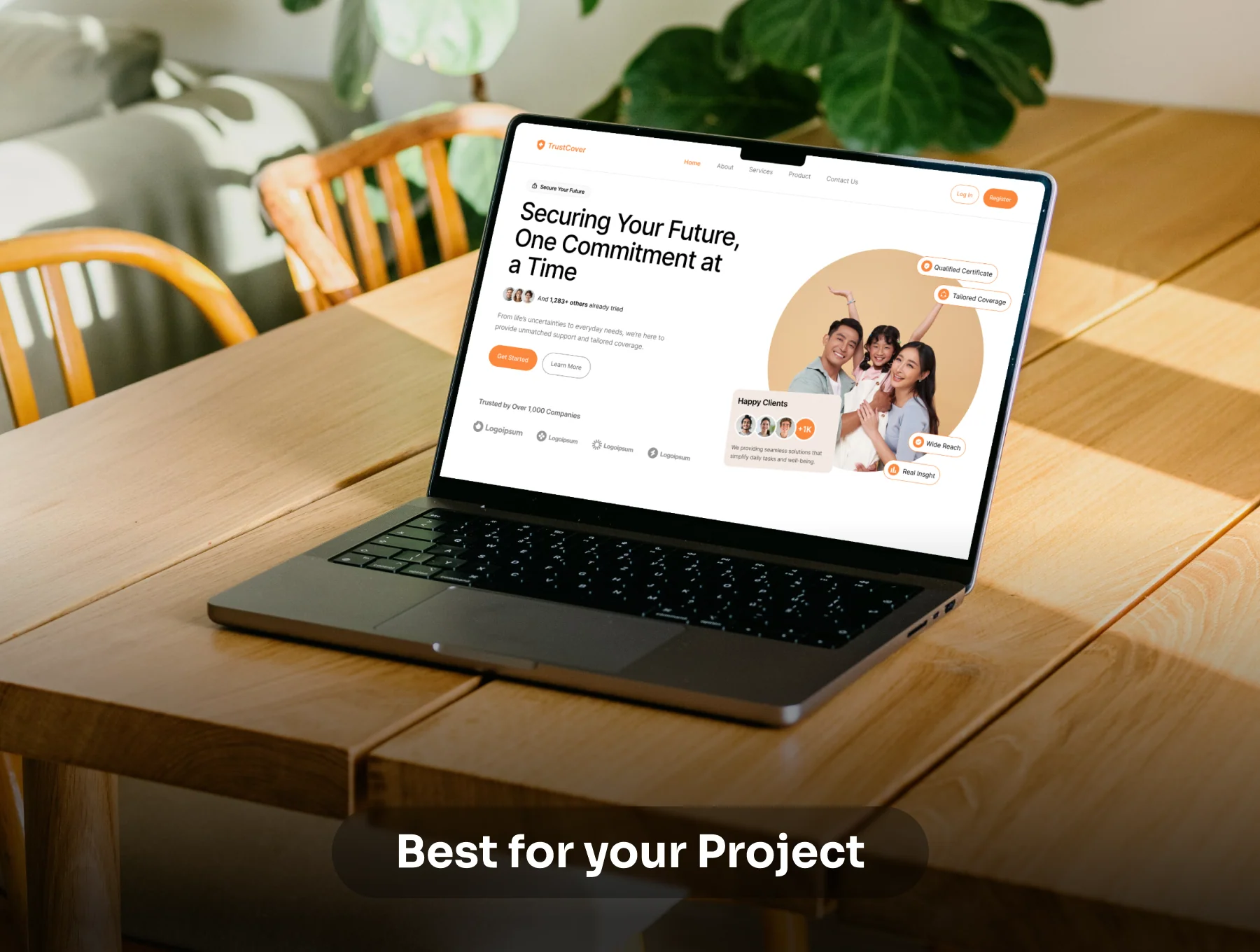 TrustCover - Insurance Landing Page Web Template 5