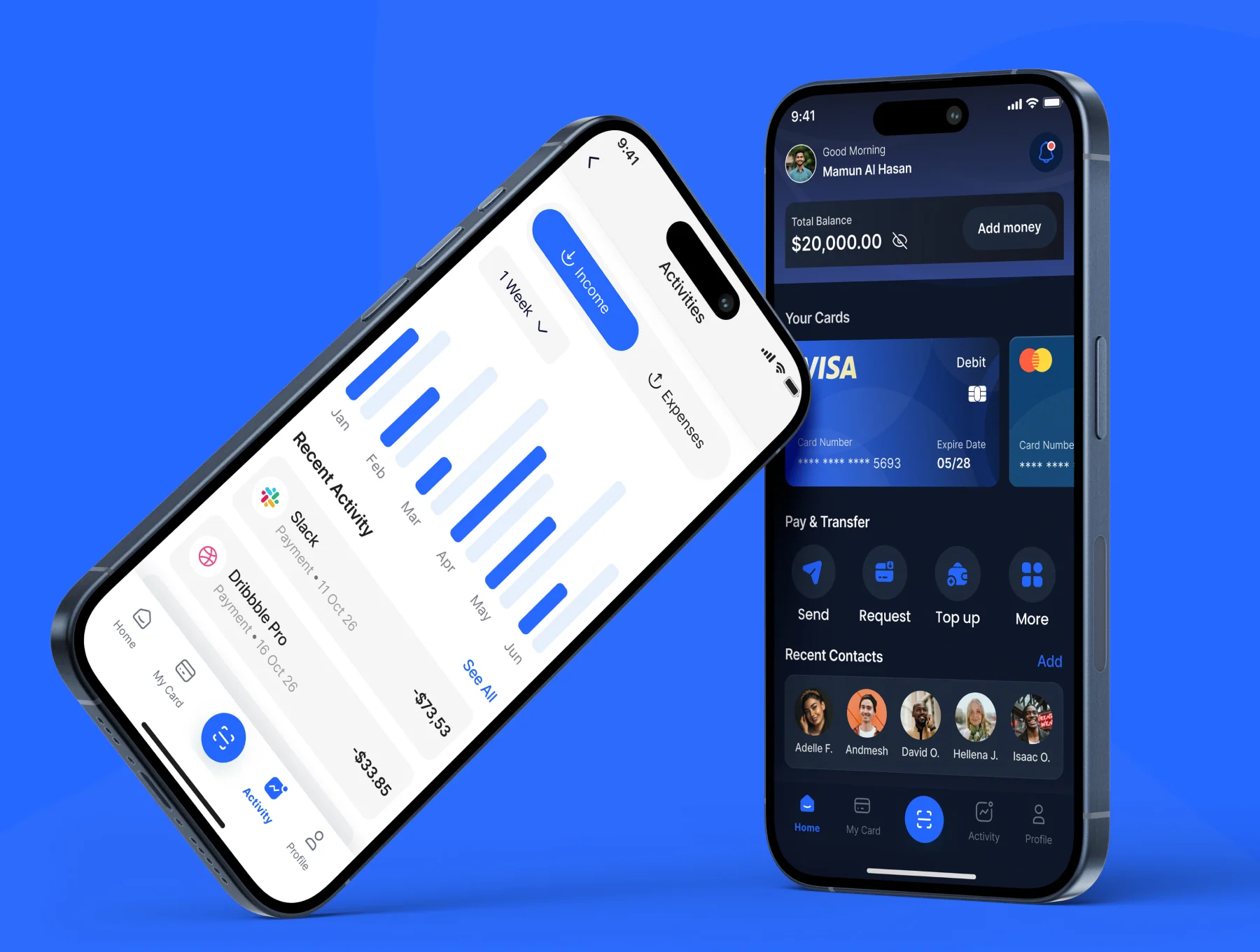 Fintech & Banking Mobile App UI Kit 6