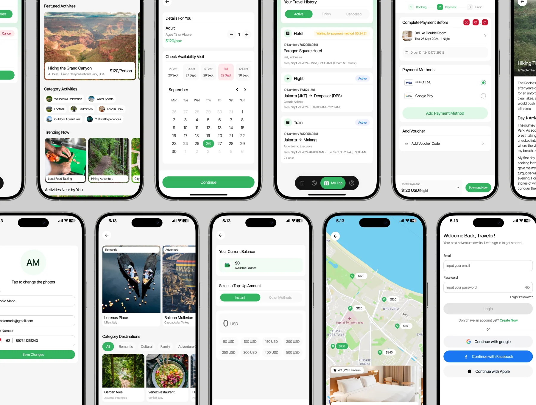 TRVLEASE - Travel Mobile App UI Kit 7