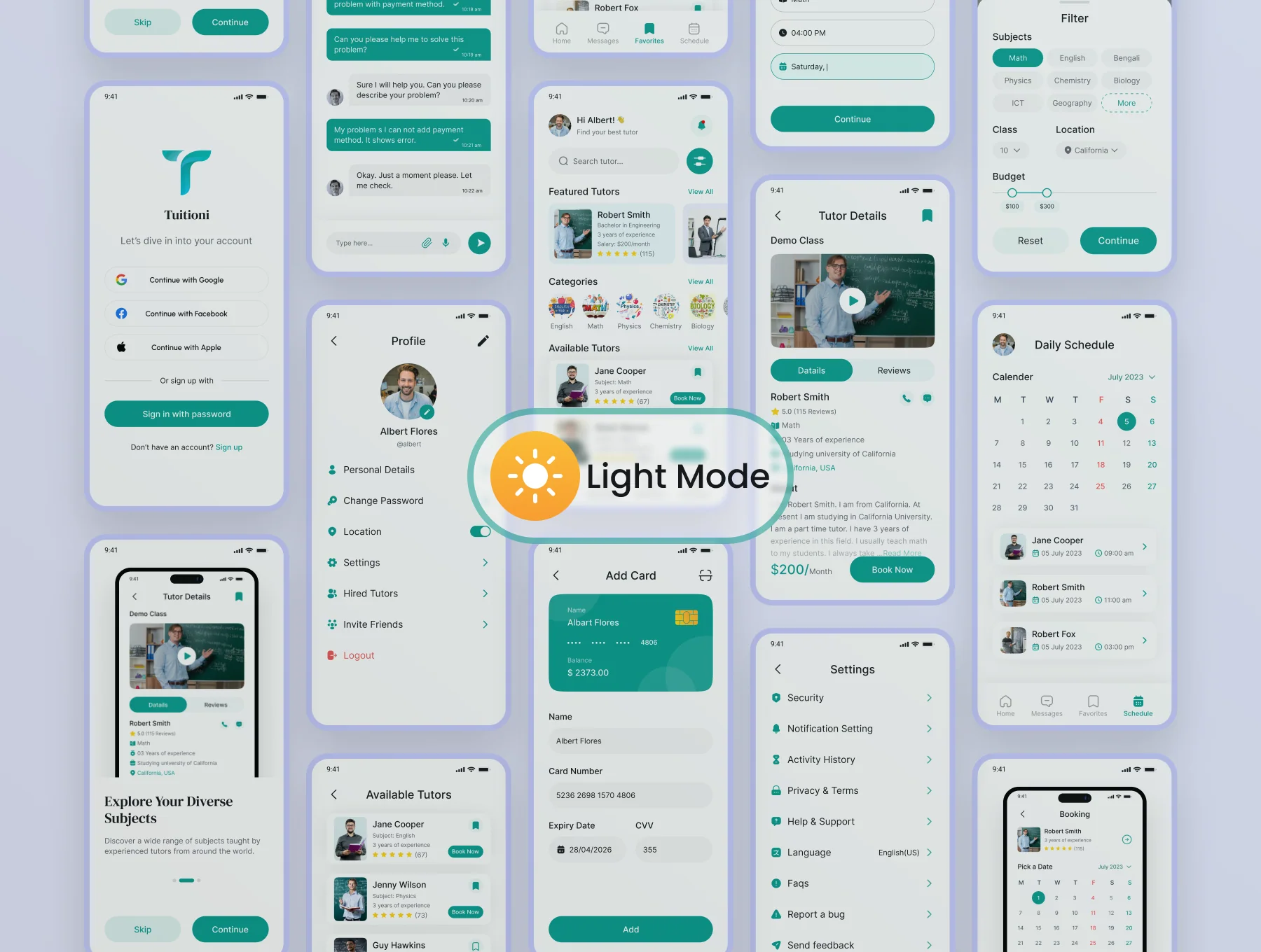 Tuitioni - Find Tutor App UI Kit 3