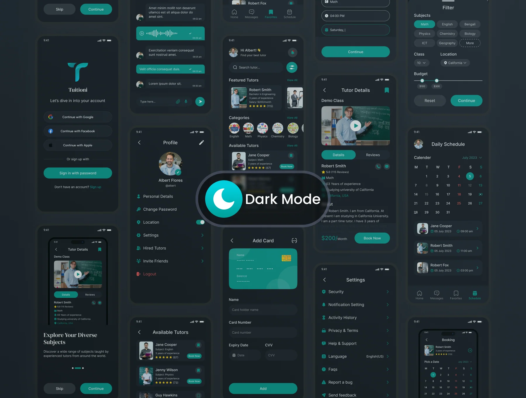 Tuitioni - Find Tutor App UI Kit 4