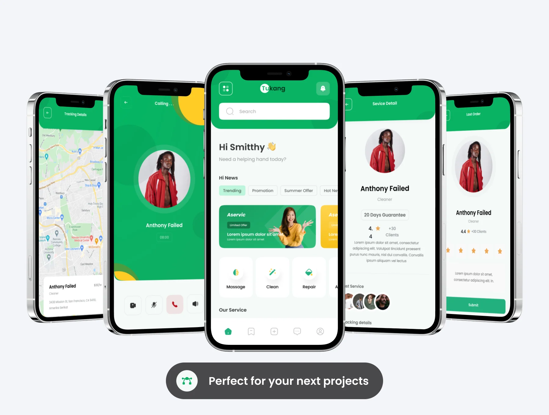 Tukang - Home Service Apps UI KIT 4