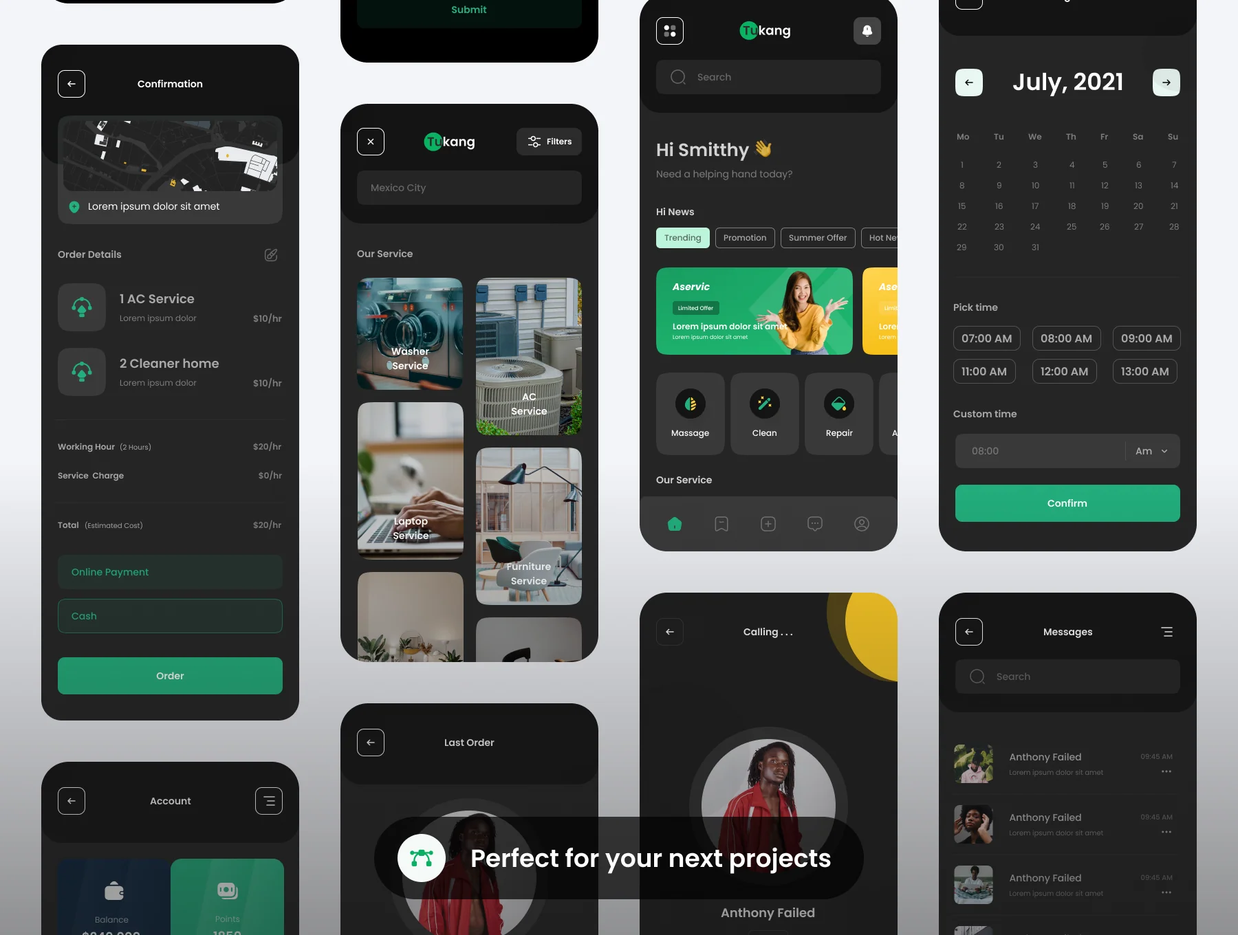 Tukang - Home Service Apps UI KIT 5
