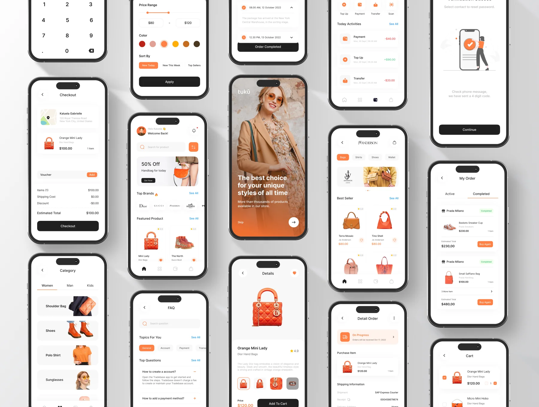 Tuku -  Online shop ui kit mobile 3