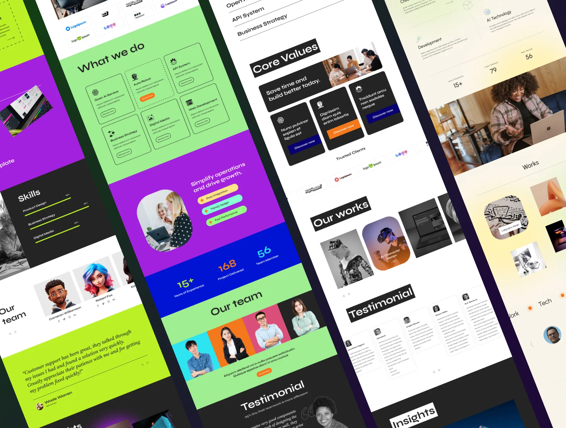 Tulen - Creative Design Agency UI Kit 4