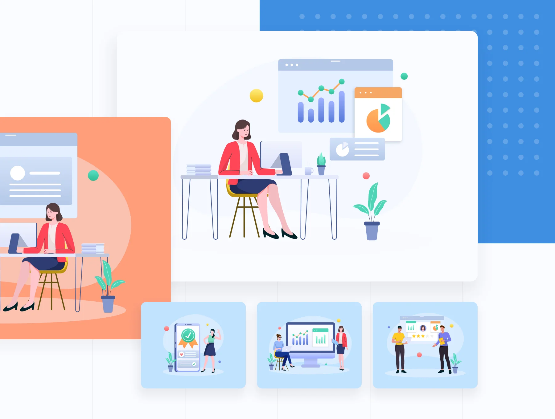 Tumbaso - Business illustration Pack 4