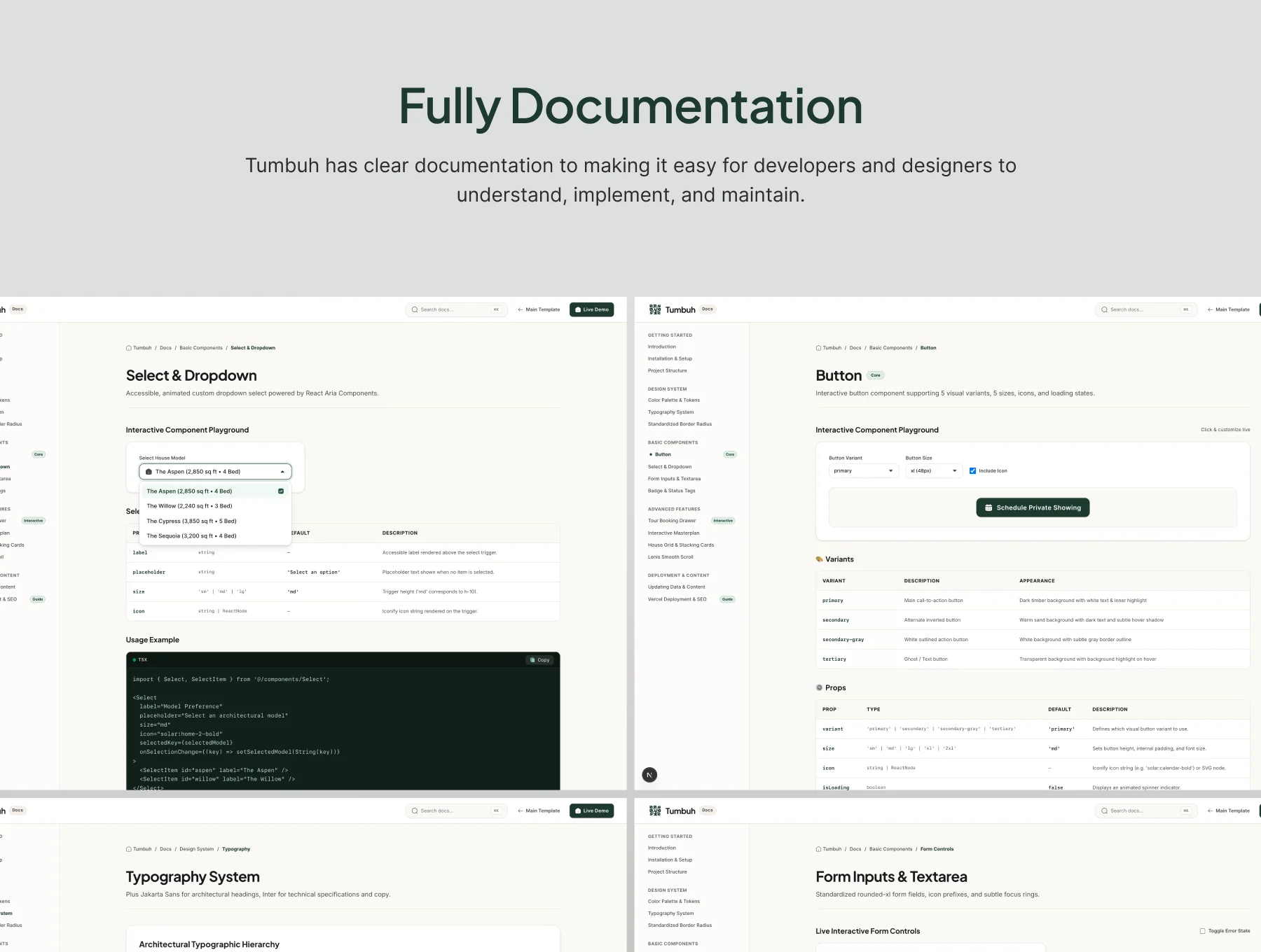 Tumbuh · Luxury Real Estate Website Template 3