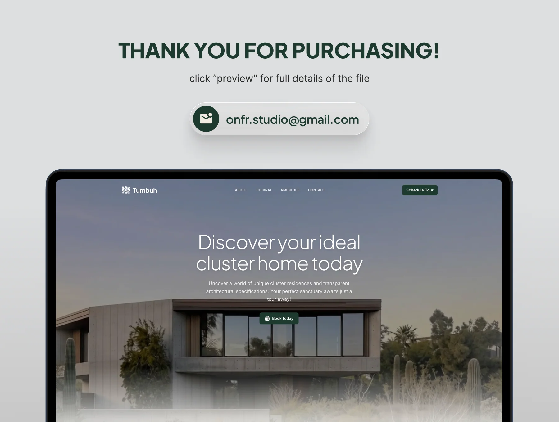 Tumbuh · Luxury Real Estate Website Template 4
