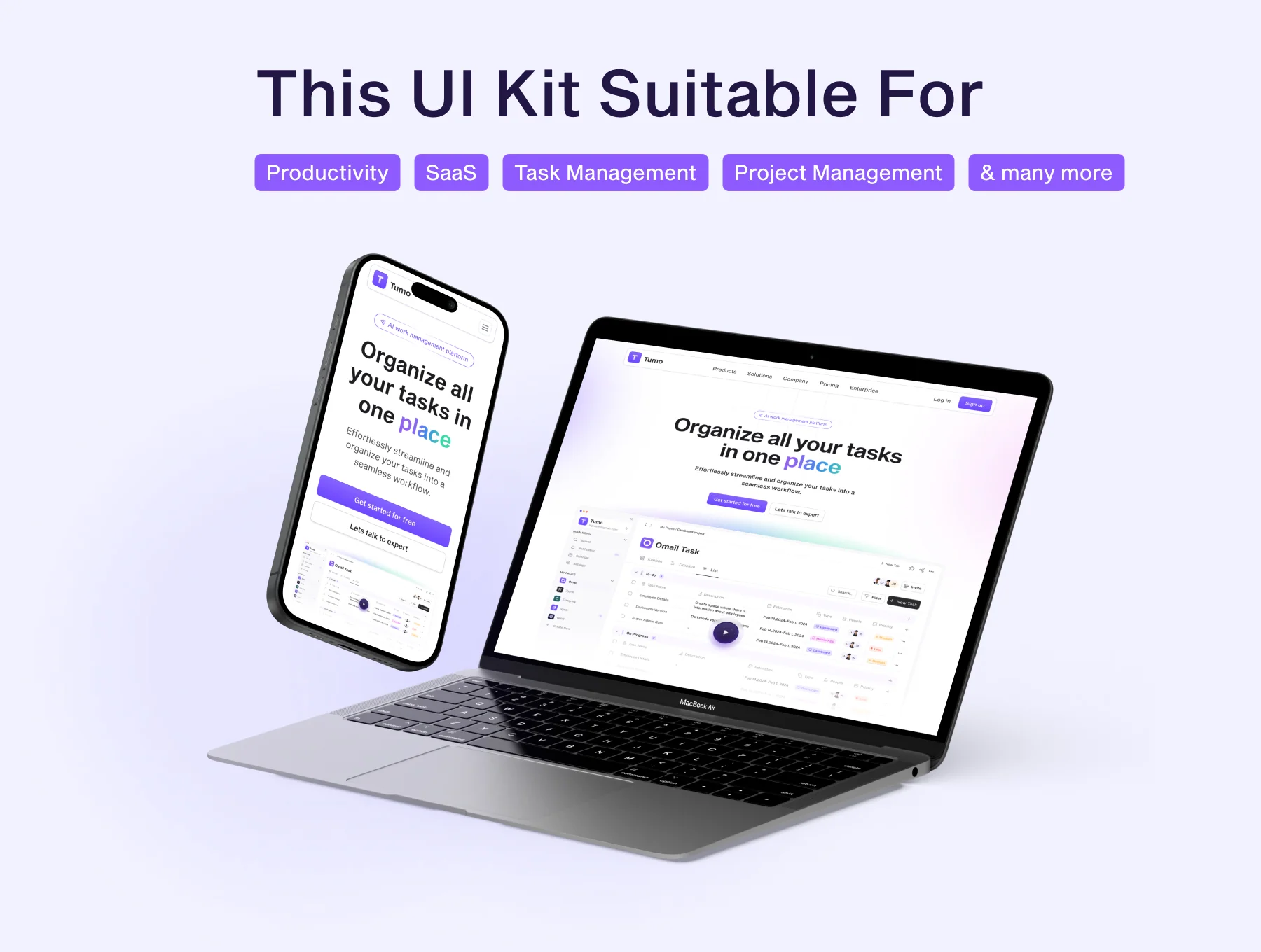Tumo - Productivity SaaS Web Template UI Kit 7