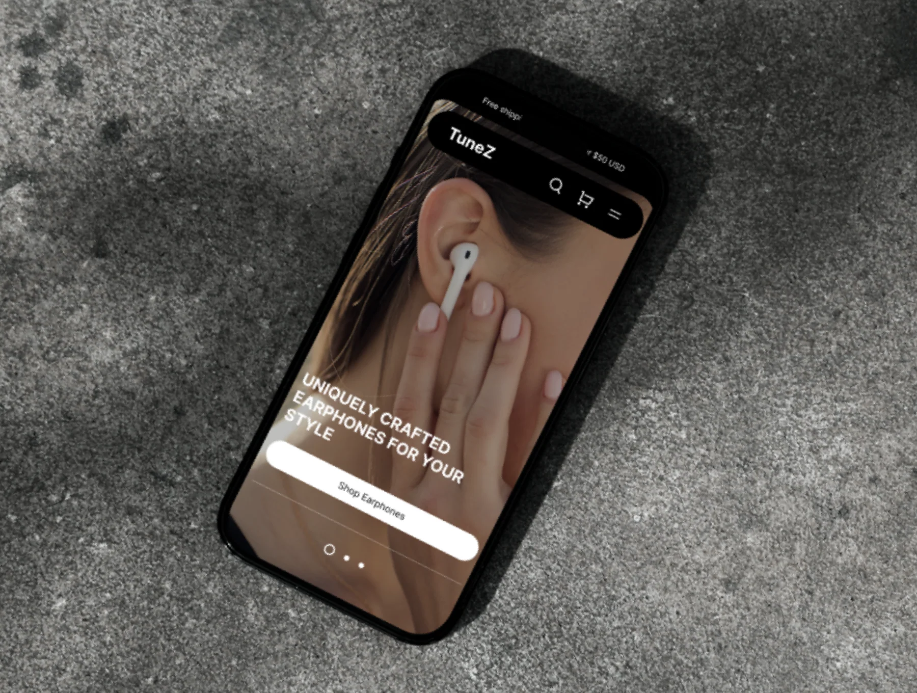 Tunez - Ecommerce Framer Template 4