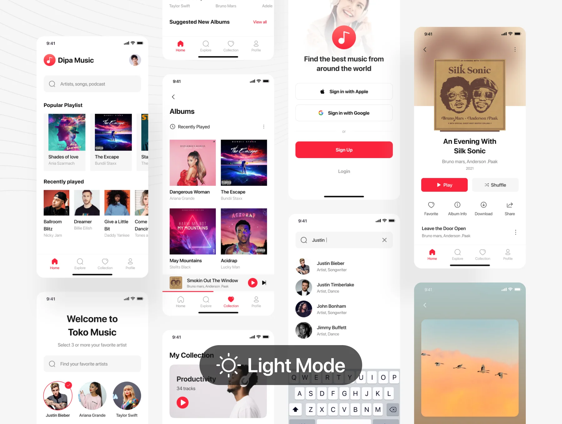 Tunify - Music Streaming App UI Kit 3