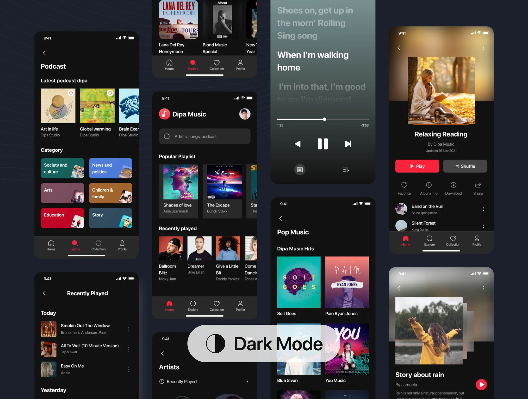 Tunify - Music Streaming App UI Kit 4