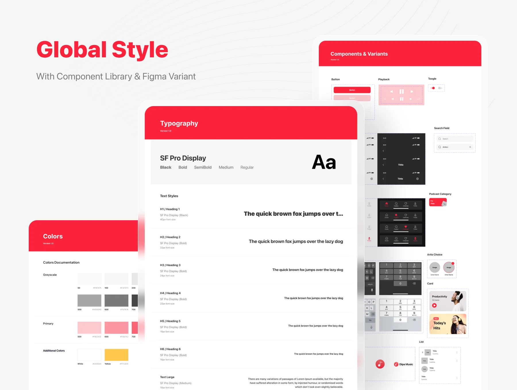 Tunify - Music Streaming App UI Kit 5