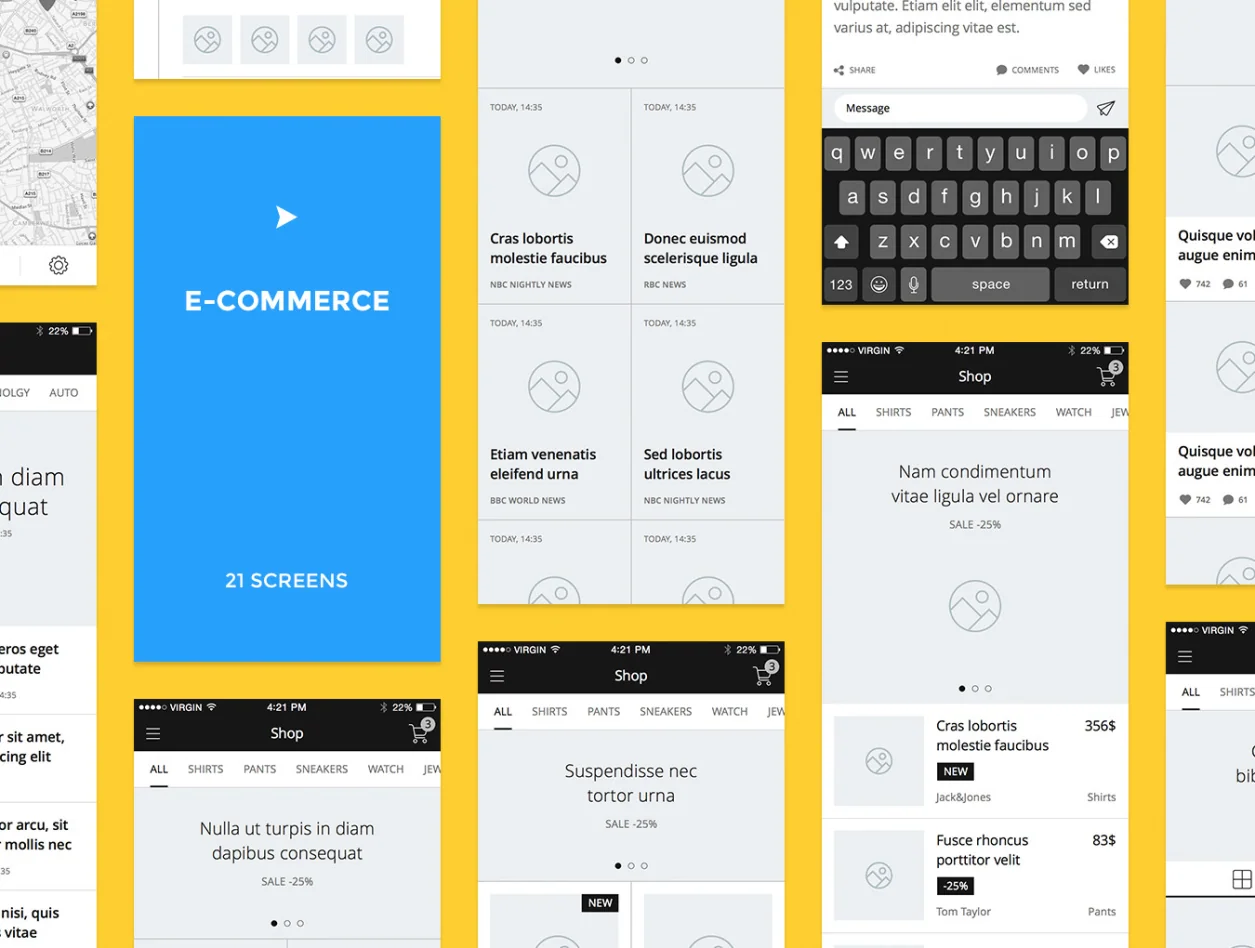 Turbo iOS Wireframe Kit 4