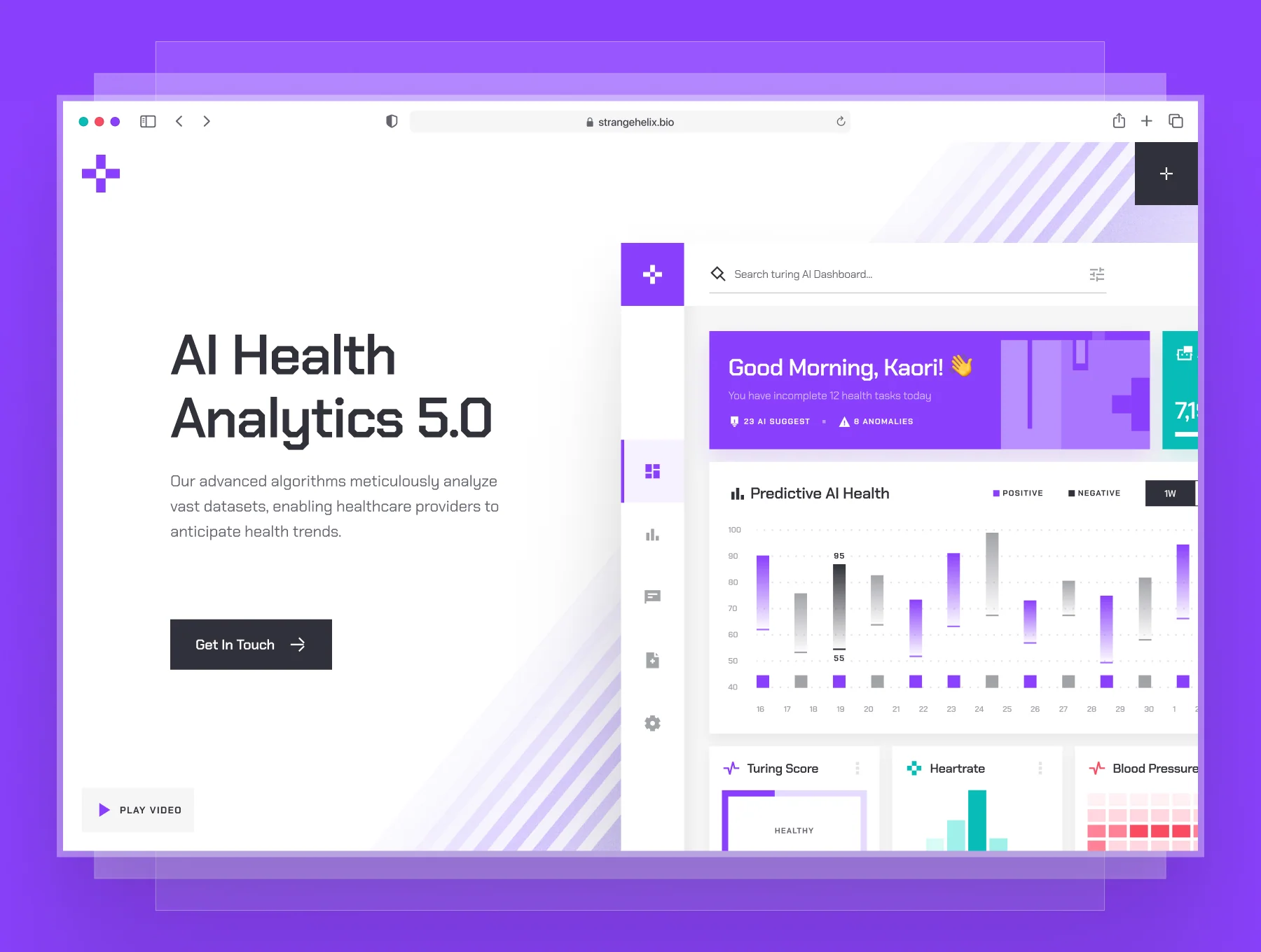 turing: AI Smart Healthcare Website 3