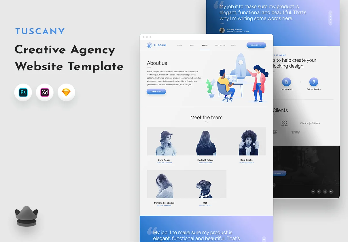 Tuscany - Portfolio Website Template