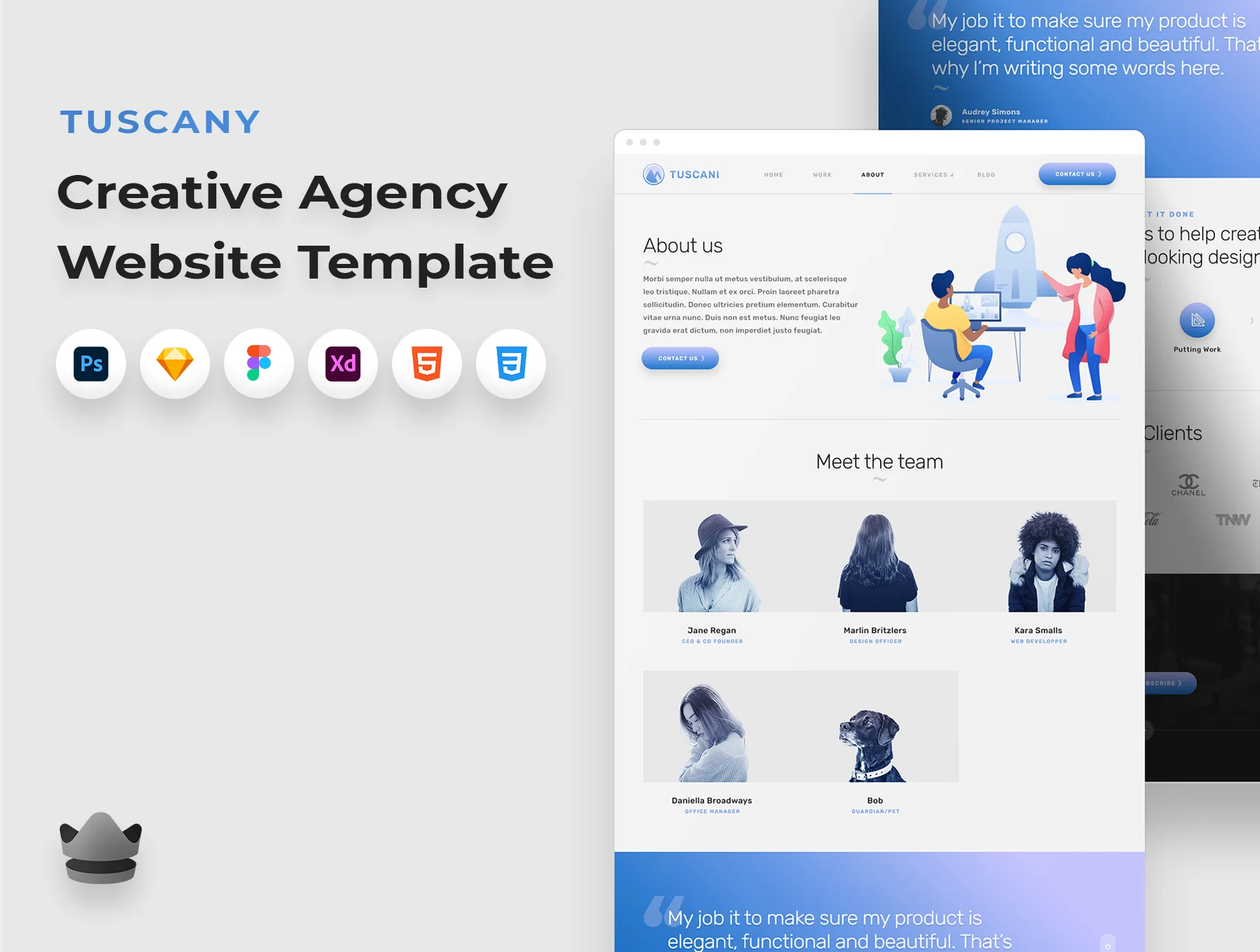 Tuscany - Portfolio Website Template