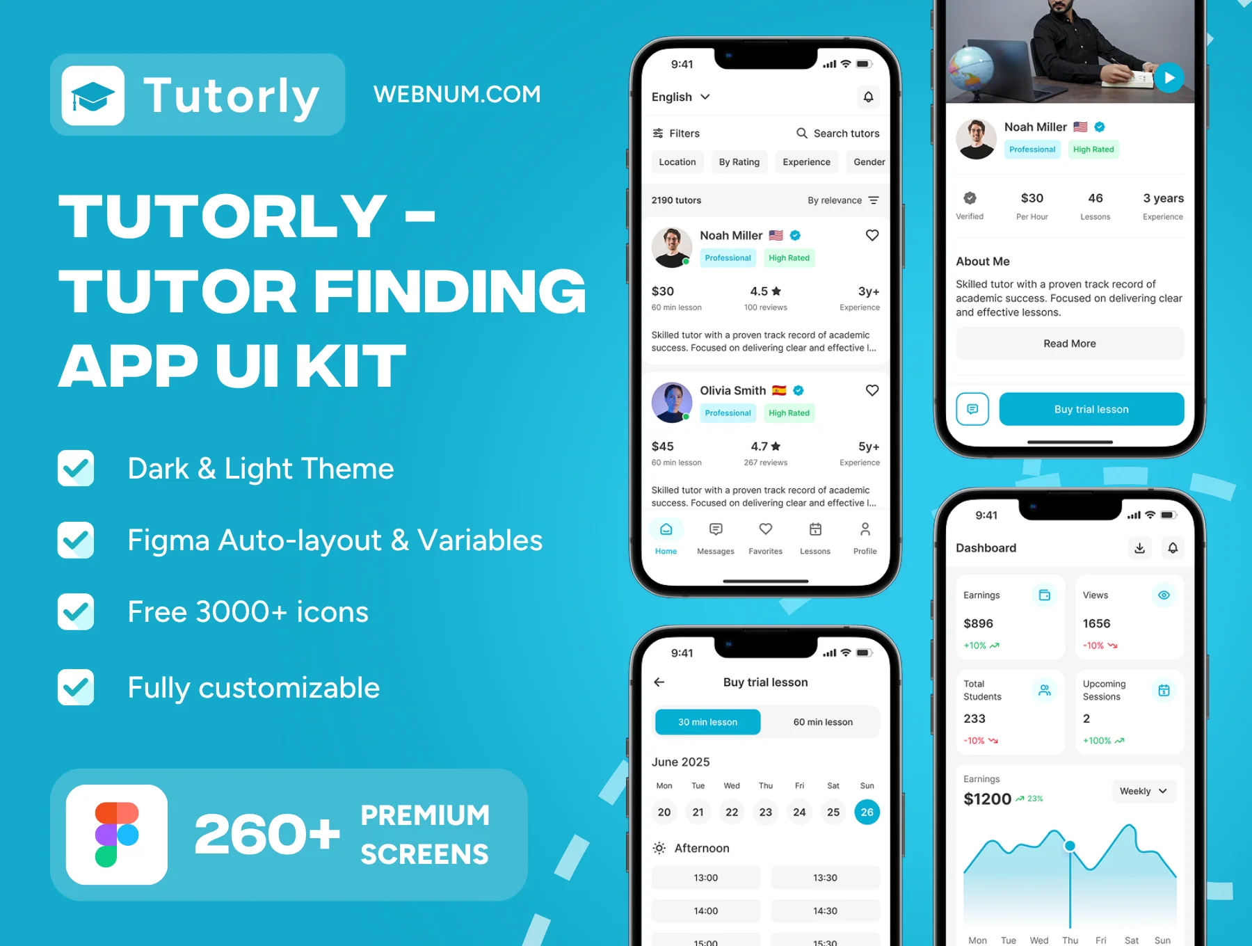 Tutorly - Tutor Finding App Ui Kit