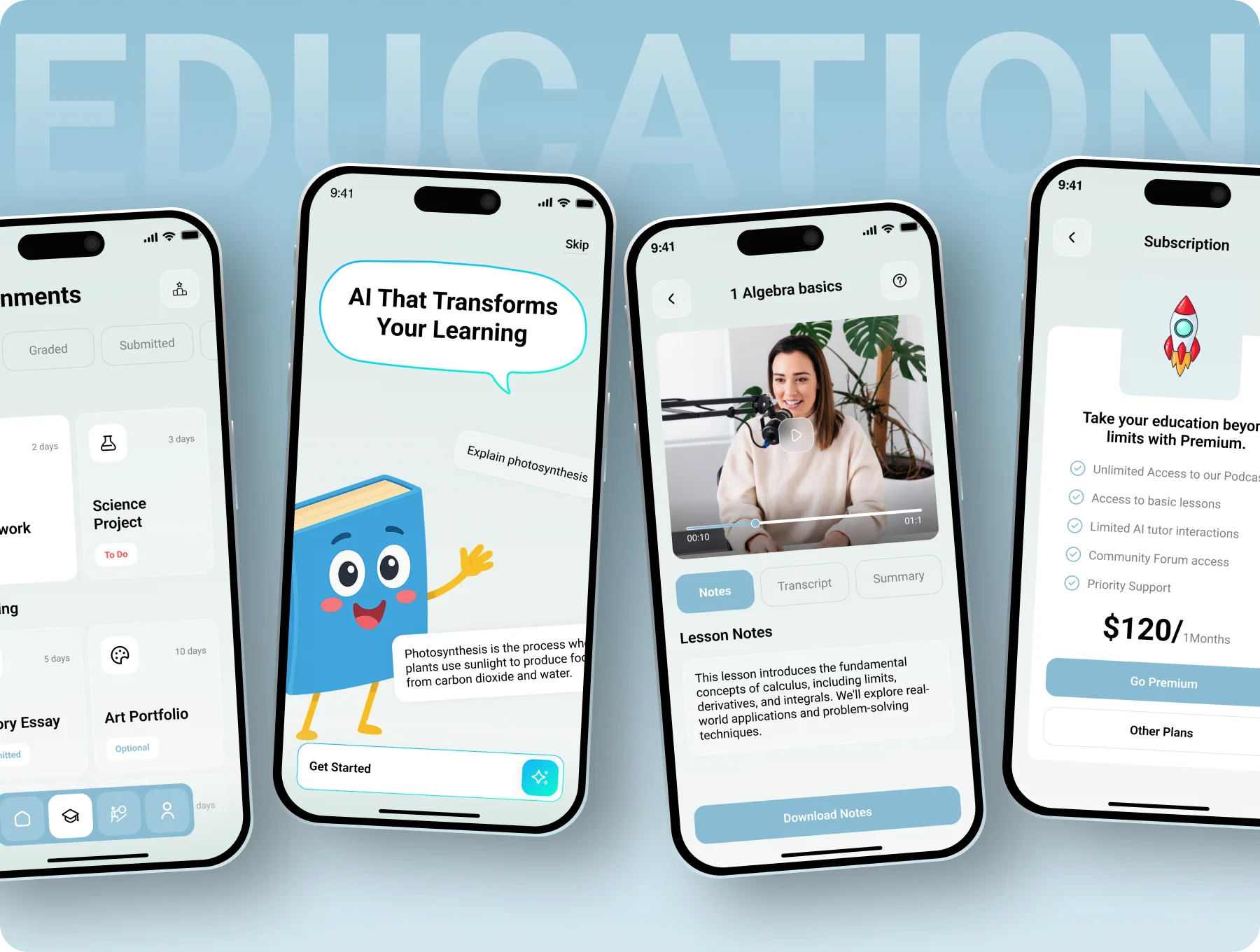 Tutrio | AI Education App UI Kit for Figma 8