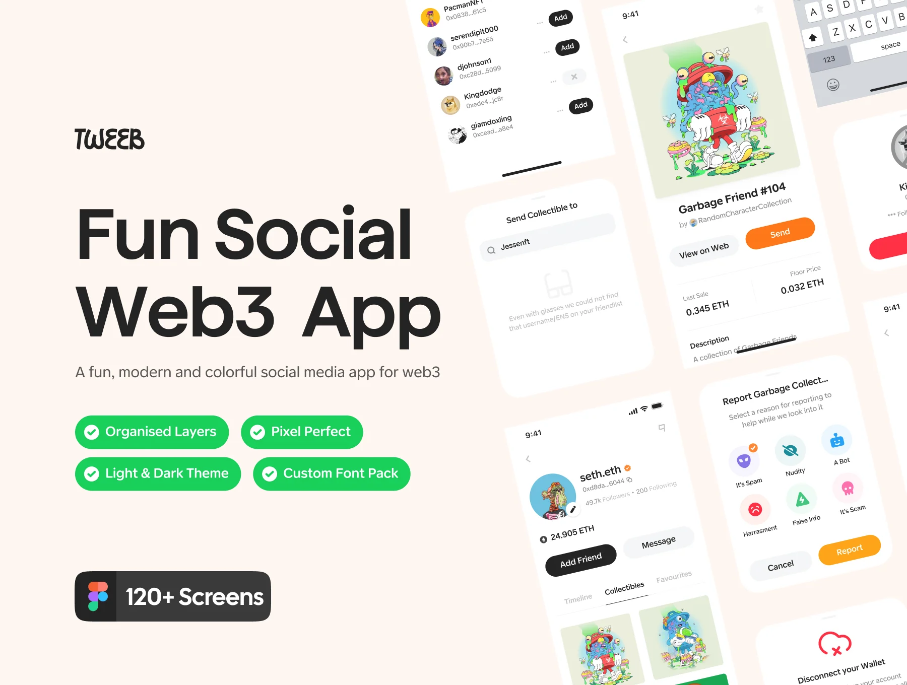 Tweeb - Web3 Social App UI Kit
