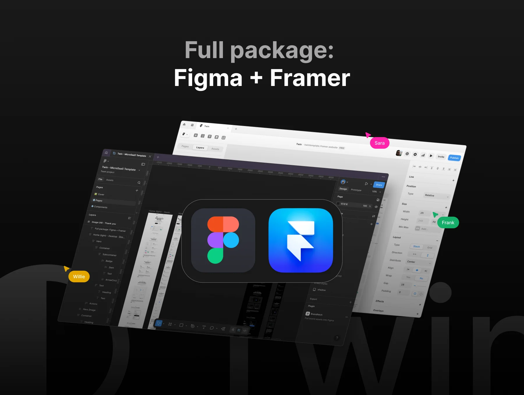 Twin - MicroSaaS Template (Framer + Figma) 5