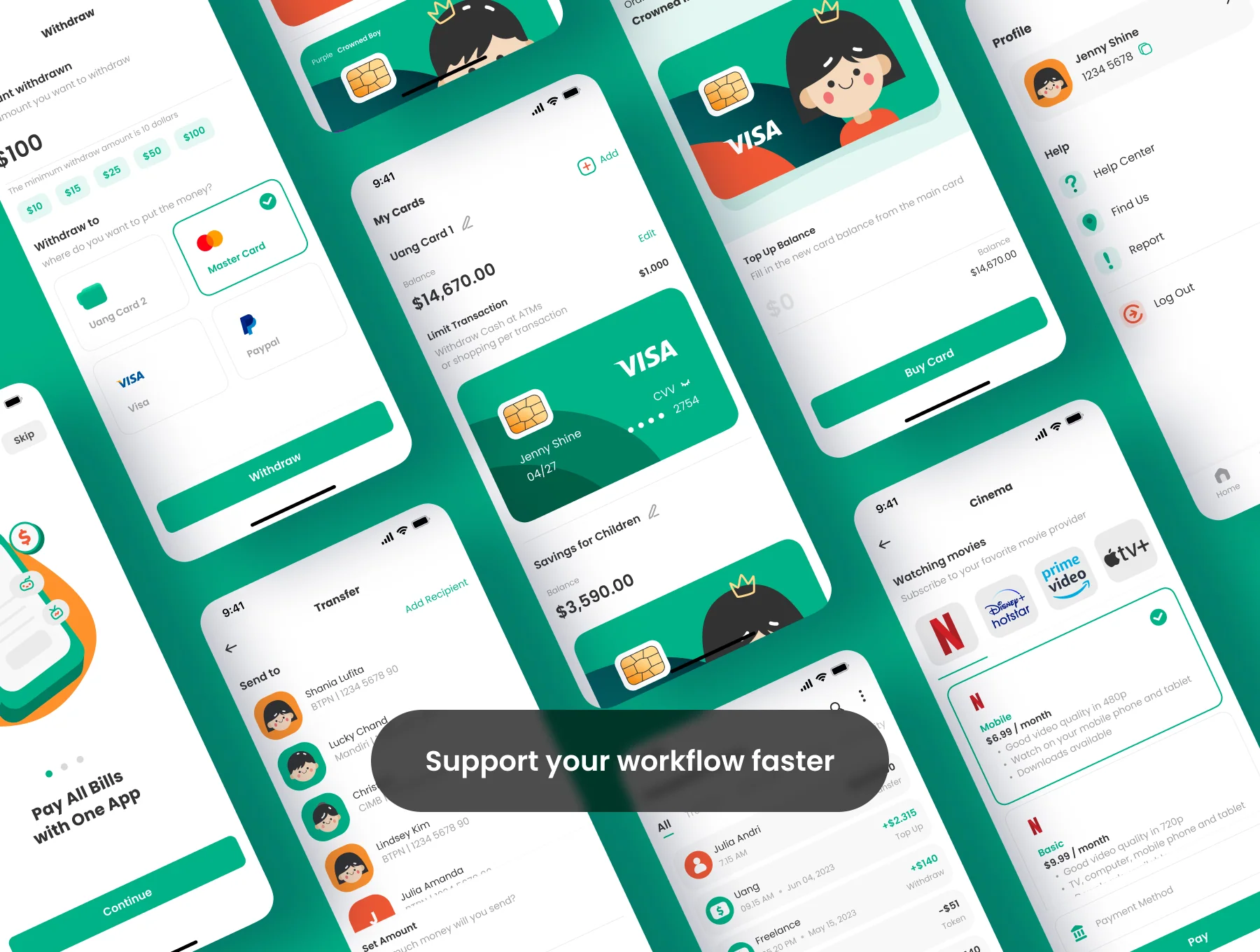 Uang - Mobile Banking App UI Kit 5
