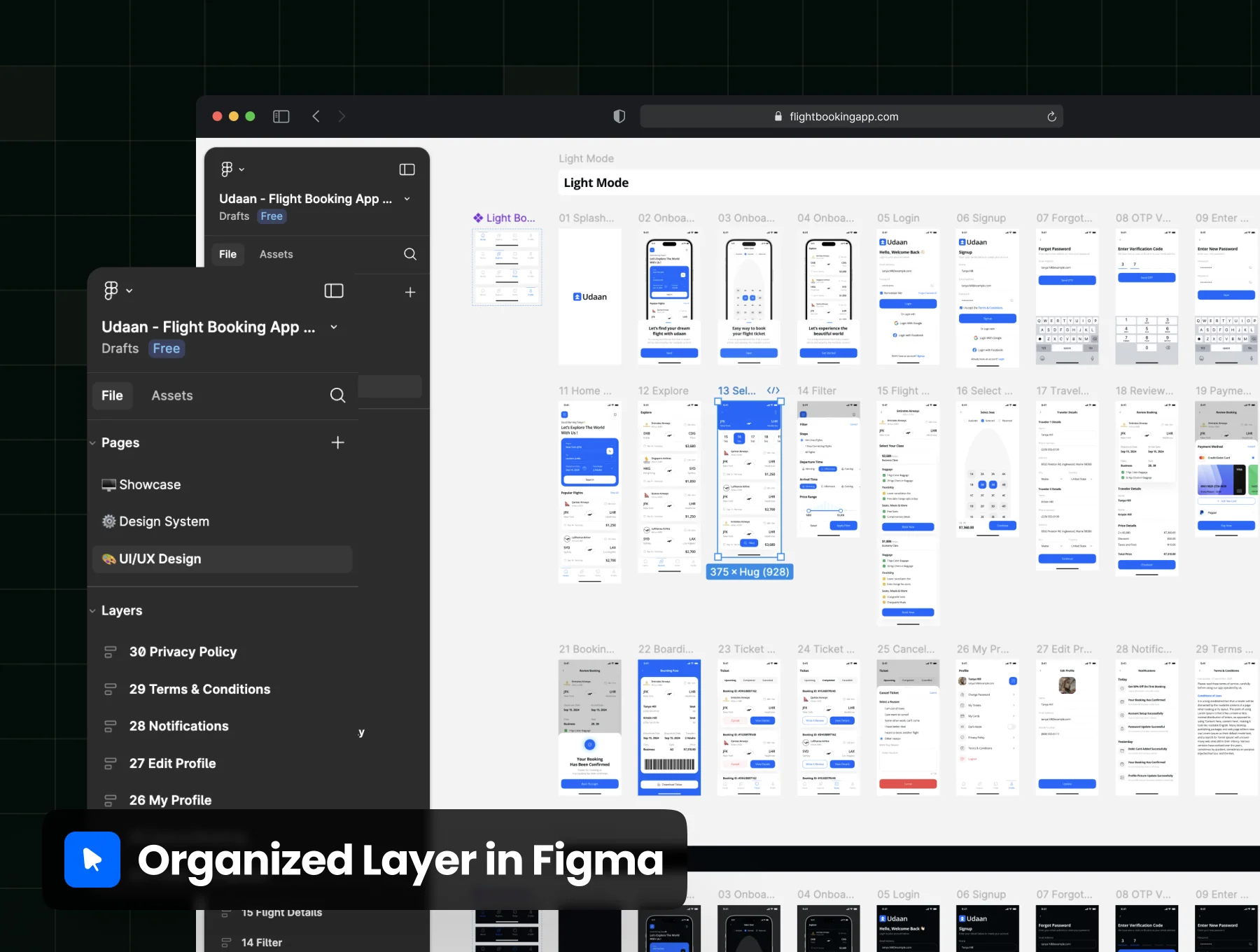Udaan - Flight Booking App UI Kit 6