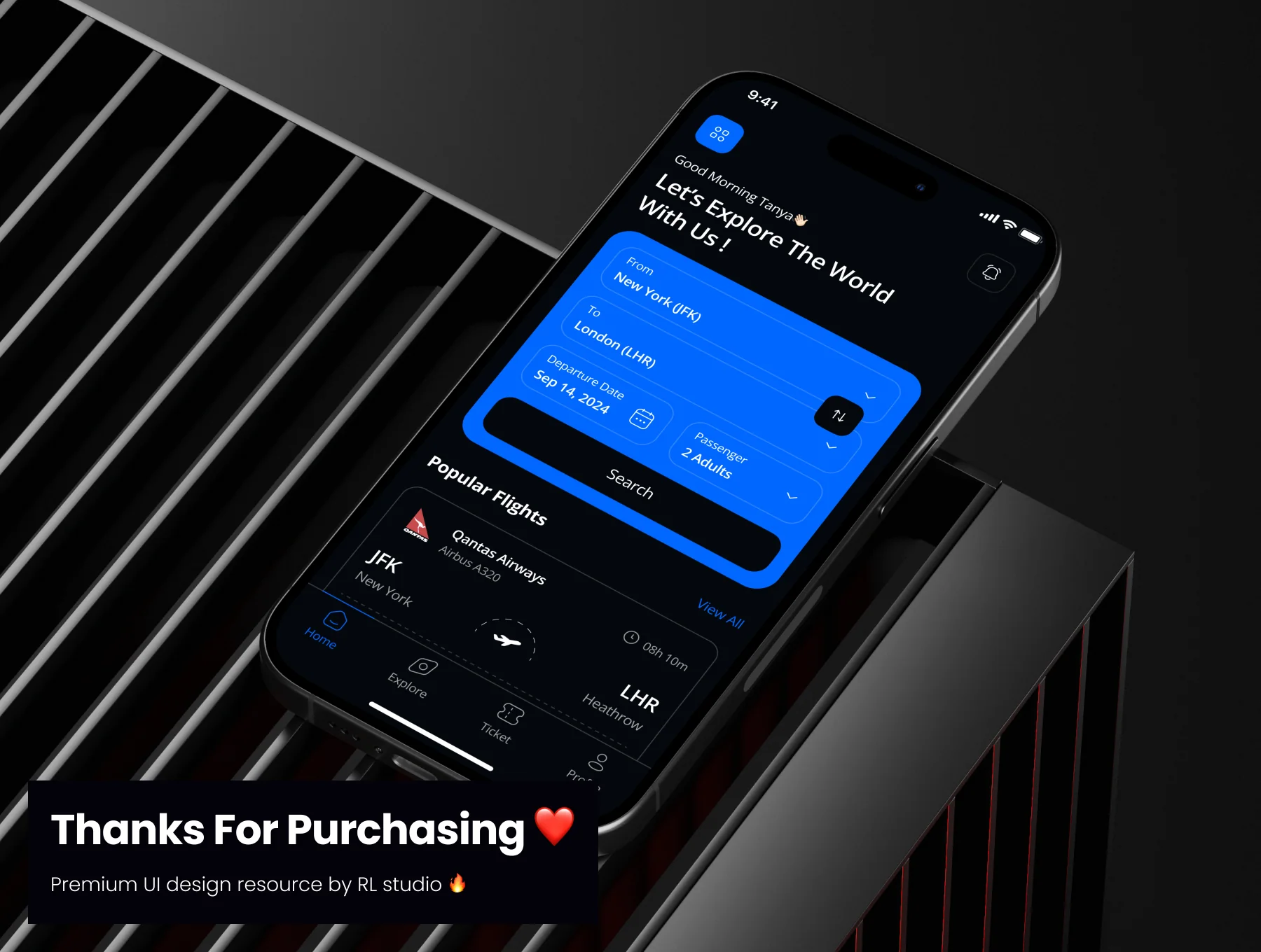 Udaan - Flight Booking App UI Kit 8