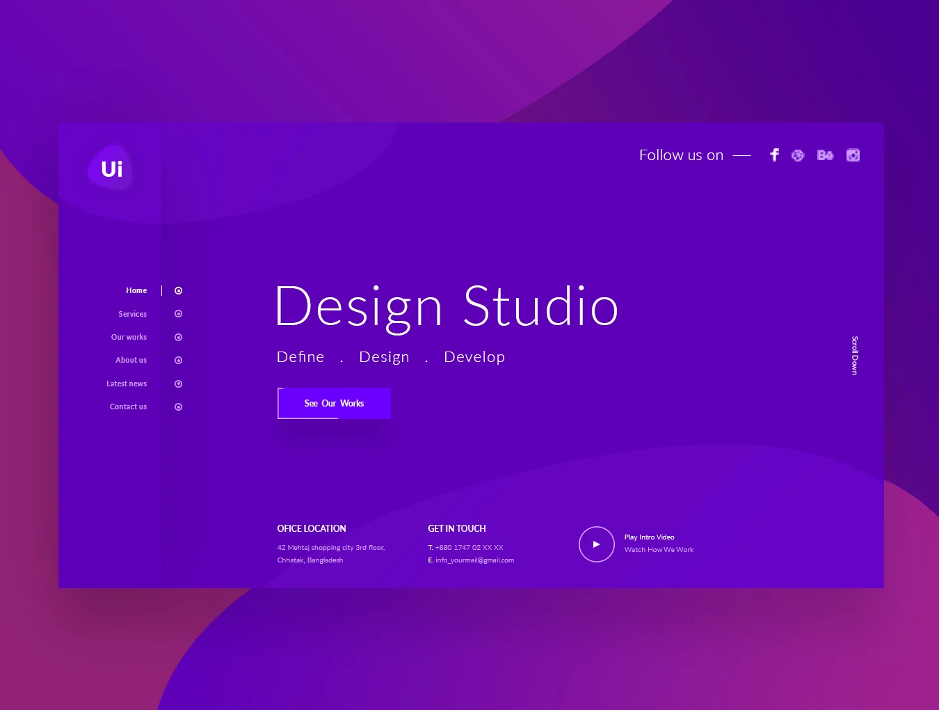 UI Creative Studio Template