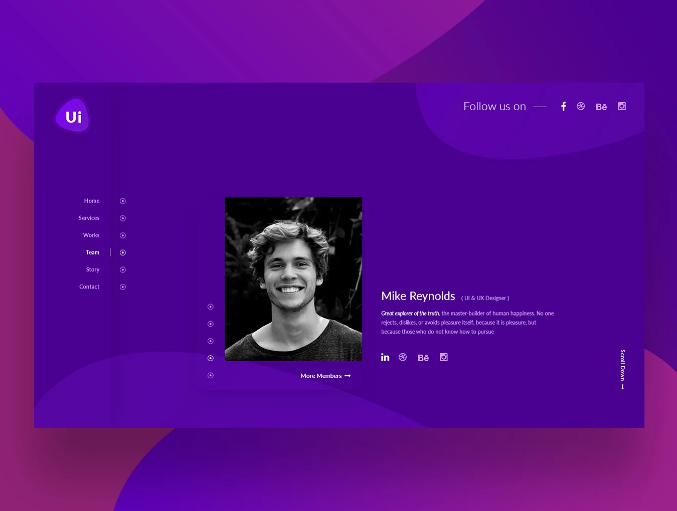 UI Creative Studio Template 3