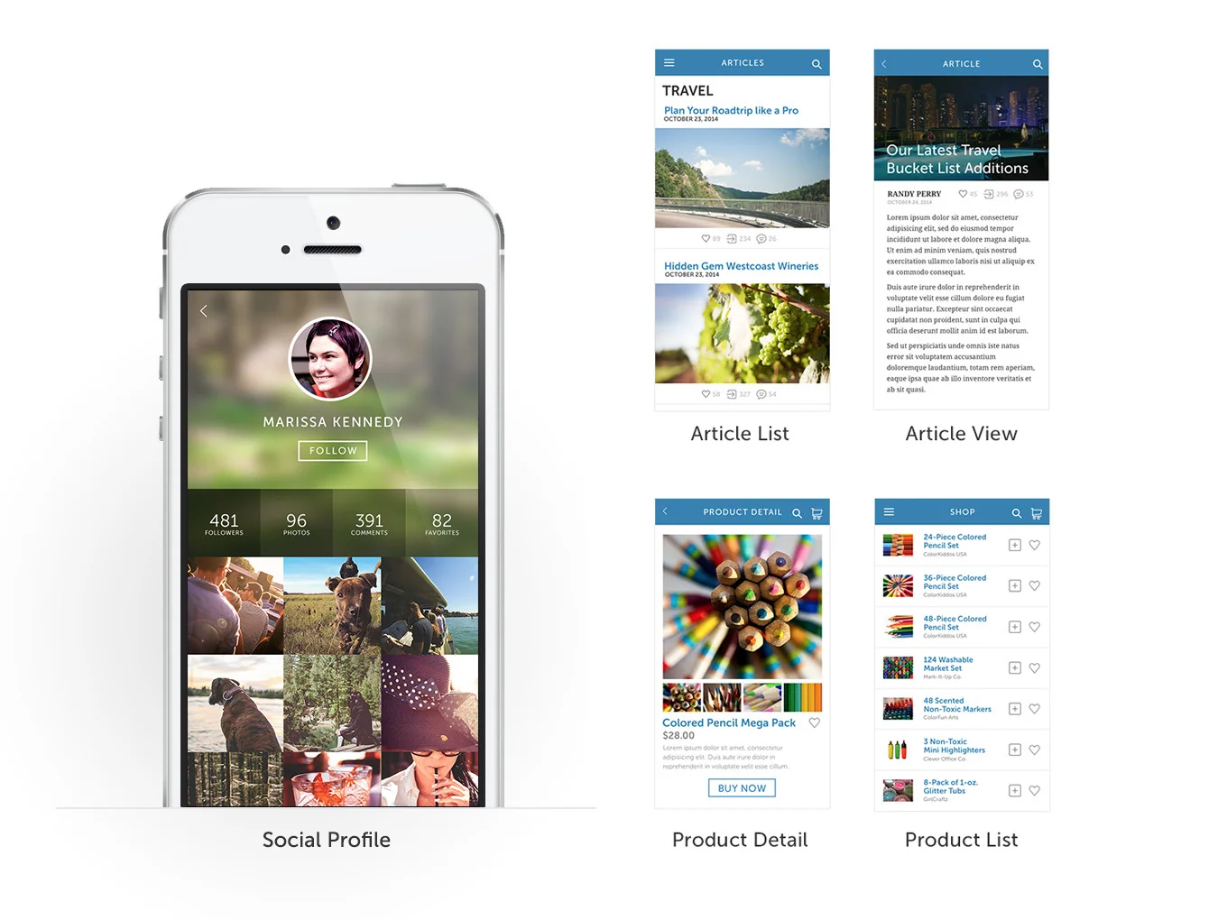 UI Deck for Mobile 6