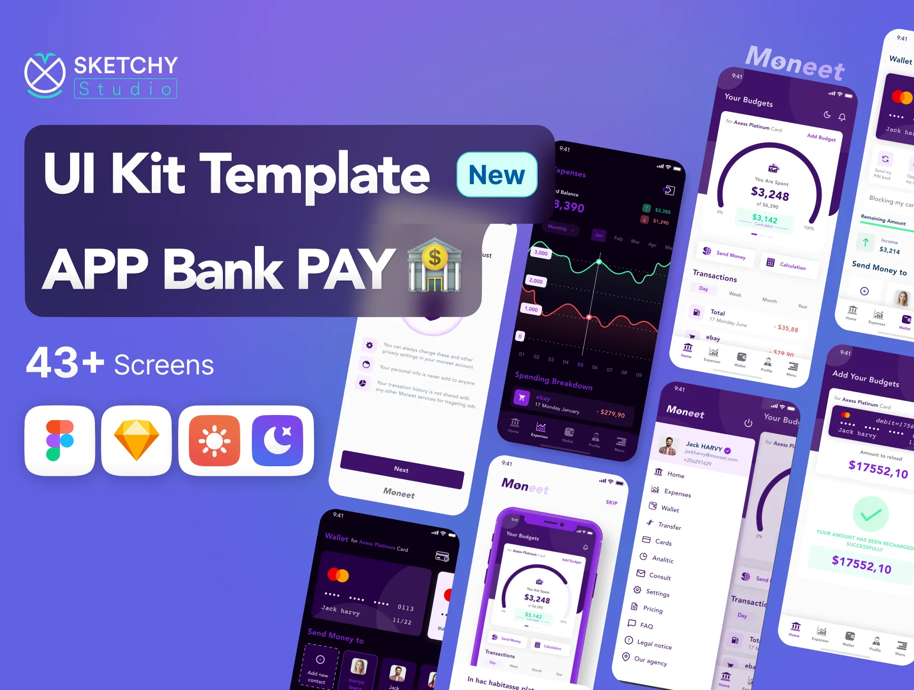 UI Design Kit APP-Banking And Payment -Moneet
