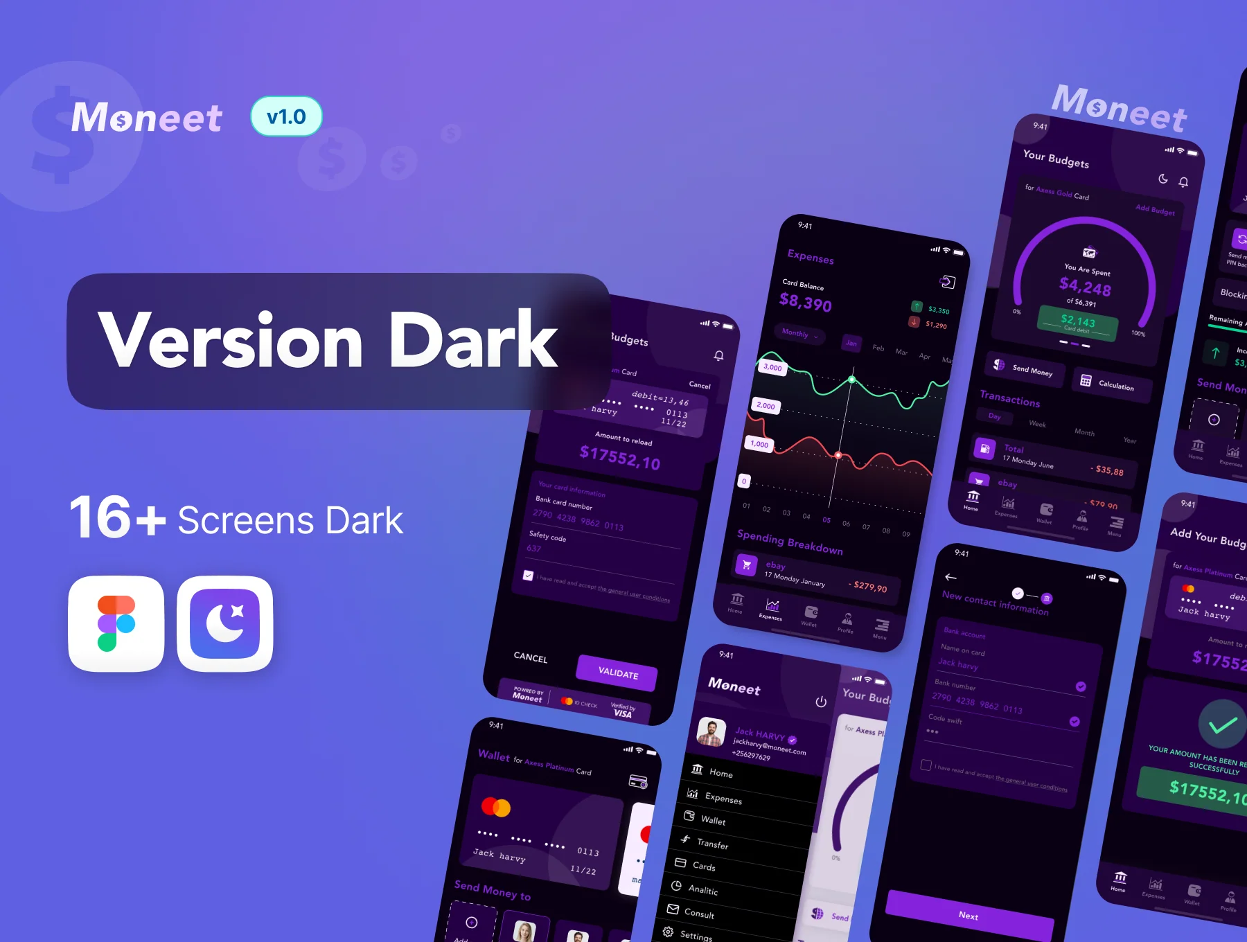 UI Design Kit APP-Banking And Payment -Moneet 3