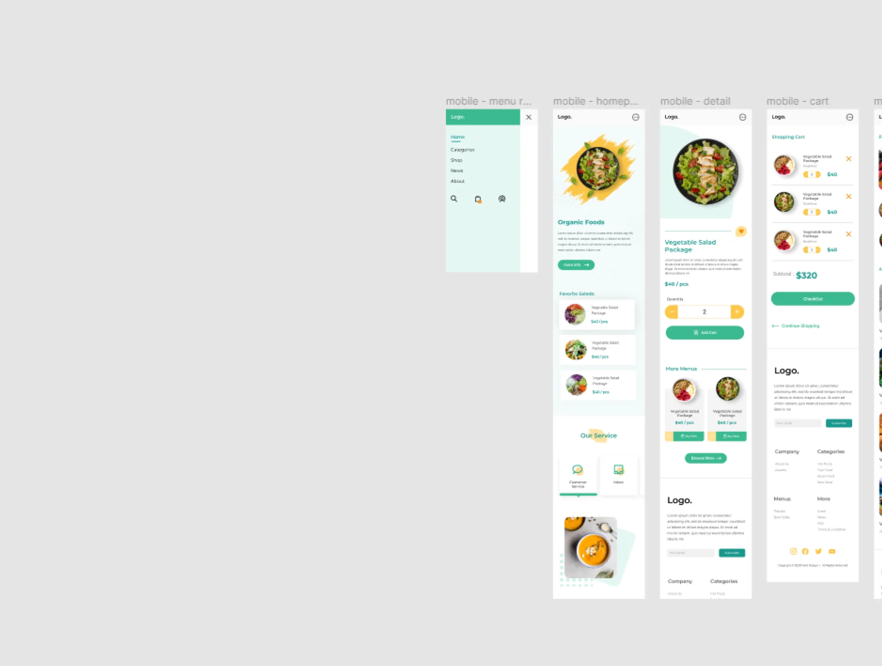 UI Design Organic Food 5