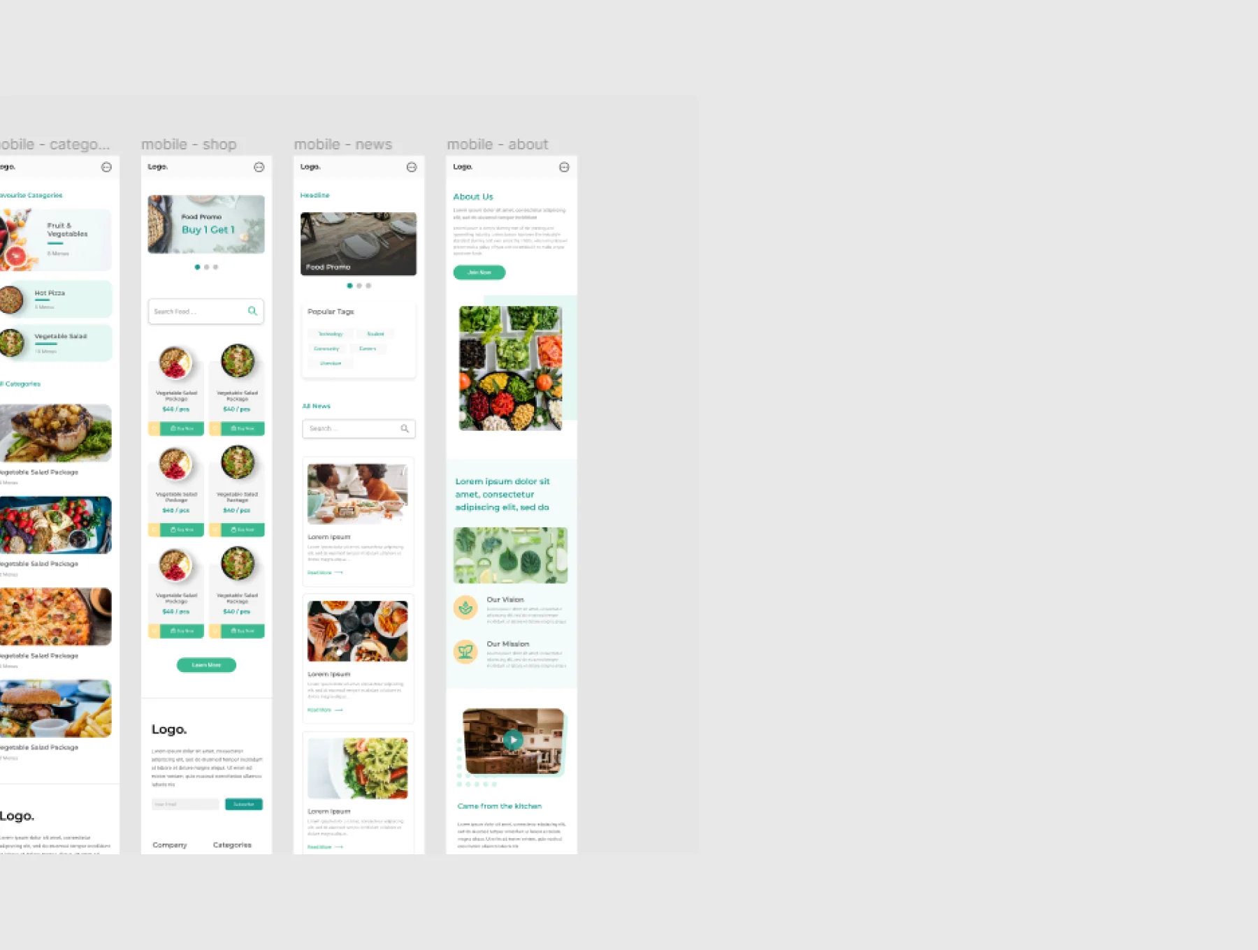 UI Design Organic Food 6
