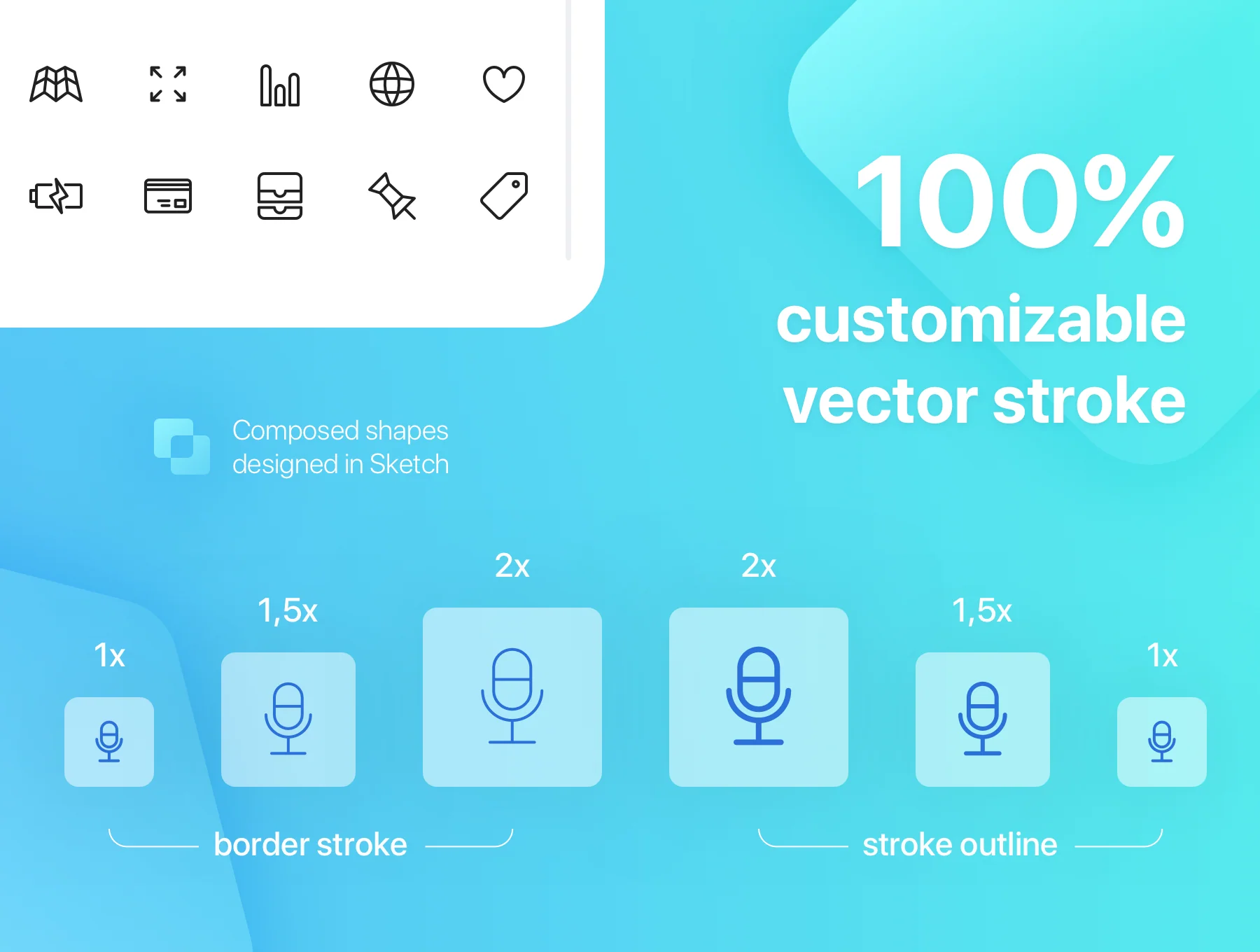 UI Essential - Outline Icon Set 4
