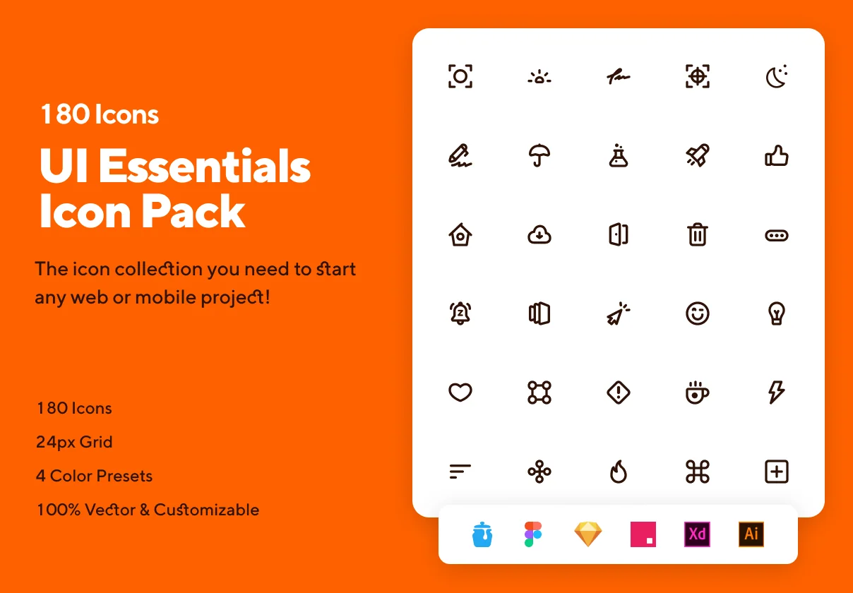 UI Essentials Icon Pack