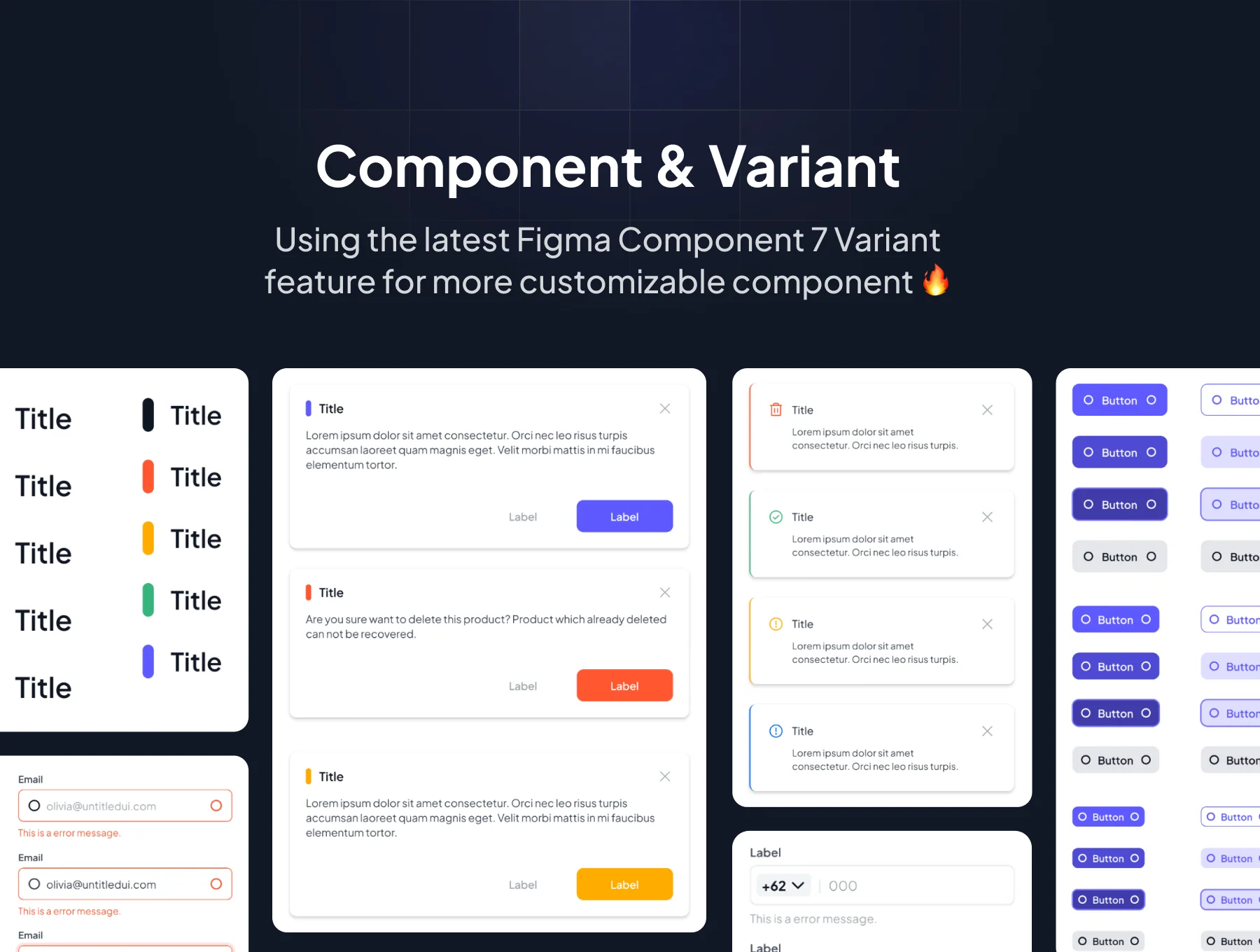 UI Kit - Code Template E-Commerce Dashboard  Analytic 4