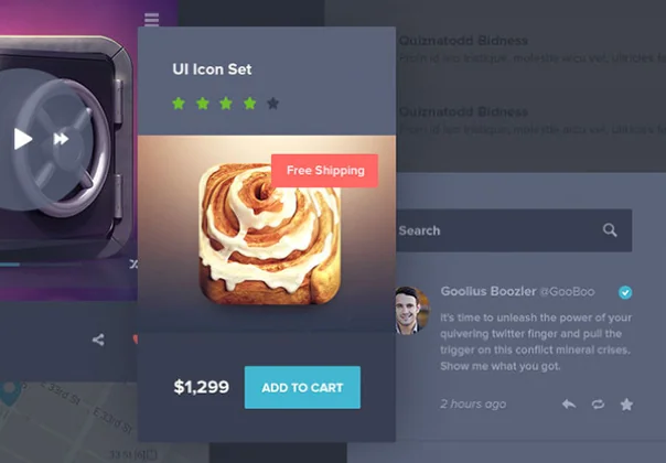 UI Kit - Dark