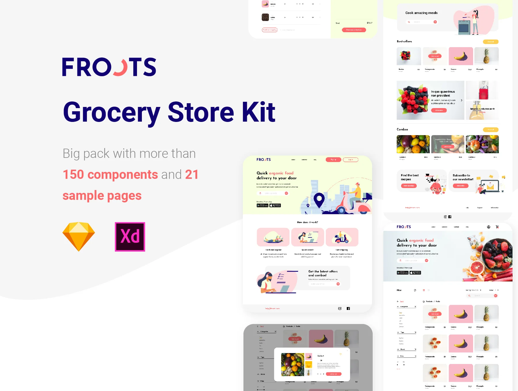 UI KIT Grocery Store