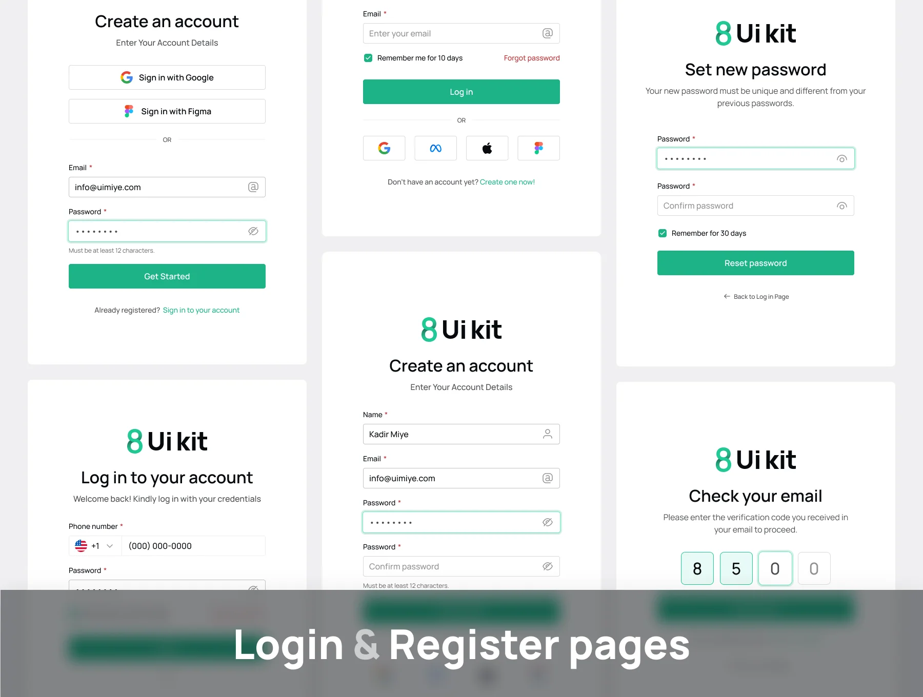 UI Kit & Design System for Figma 4