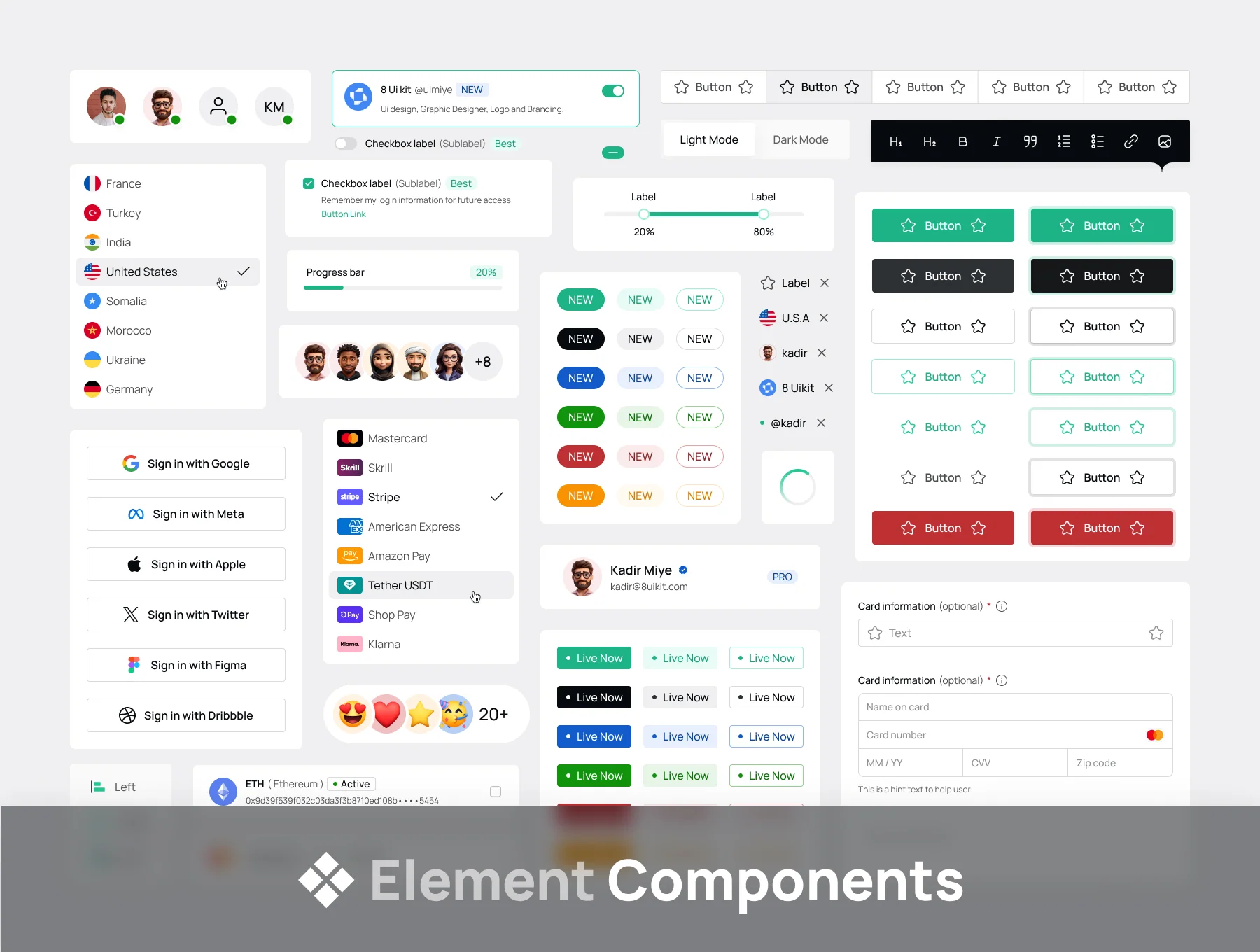 UI Kit & Design System for Figma 5