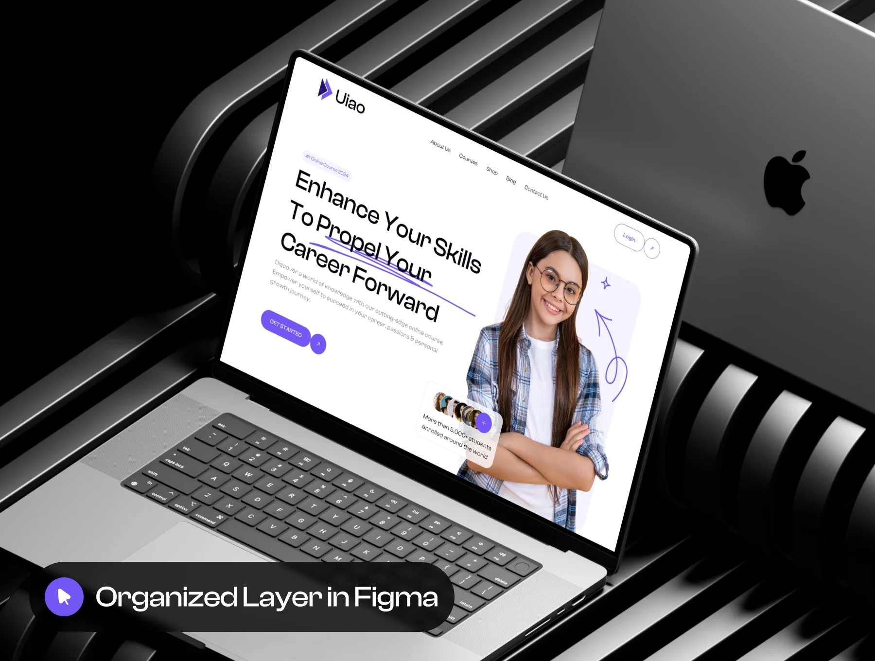 Uiao - Elearning Online Course Website UI Kit 5