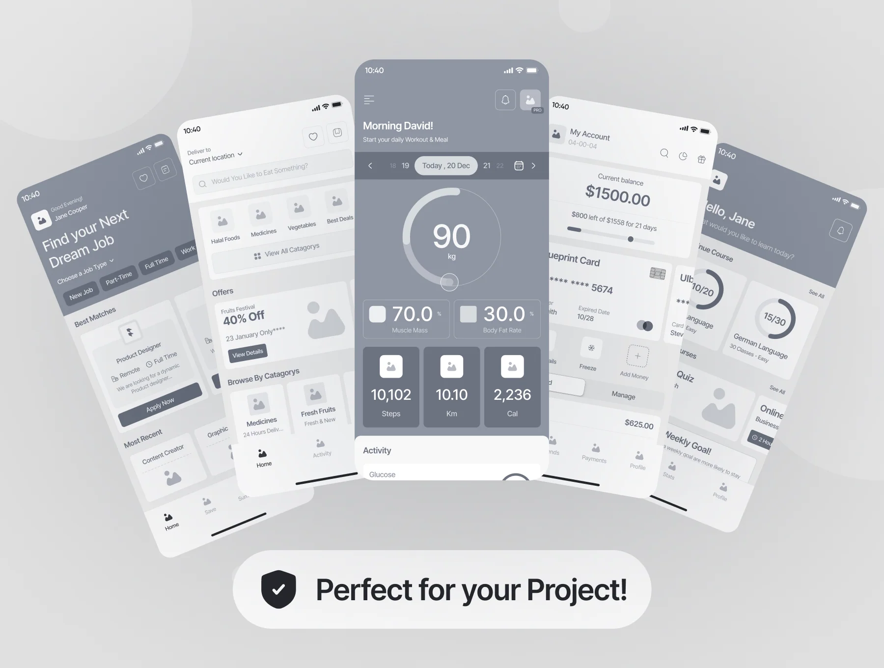 UIblueprint Wireframe Kit (Volume - 1) 10