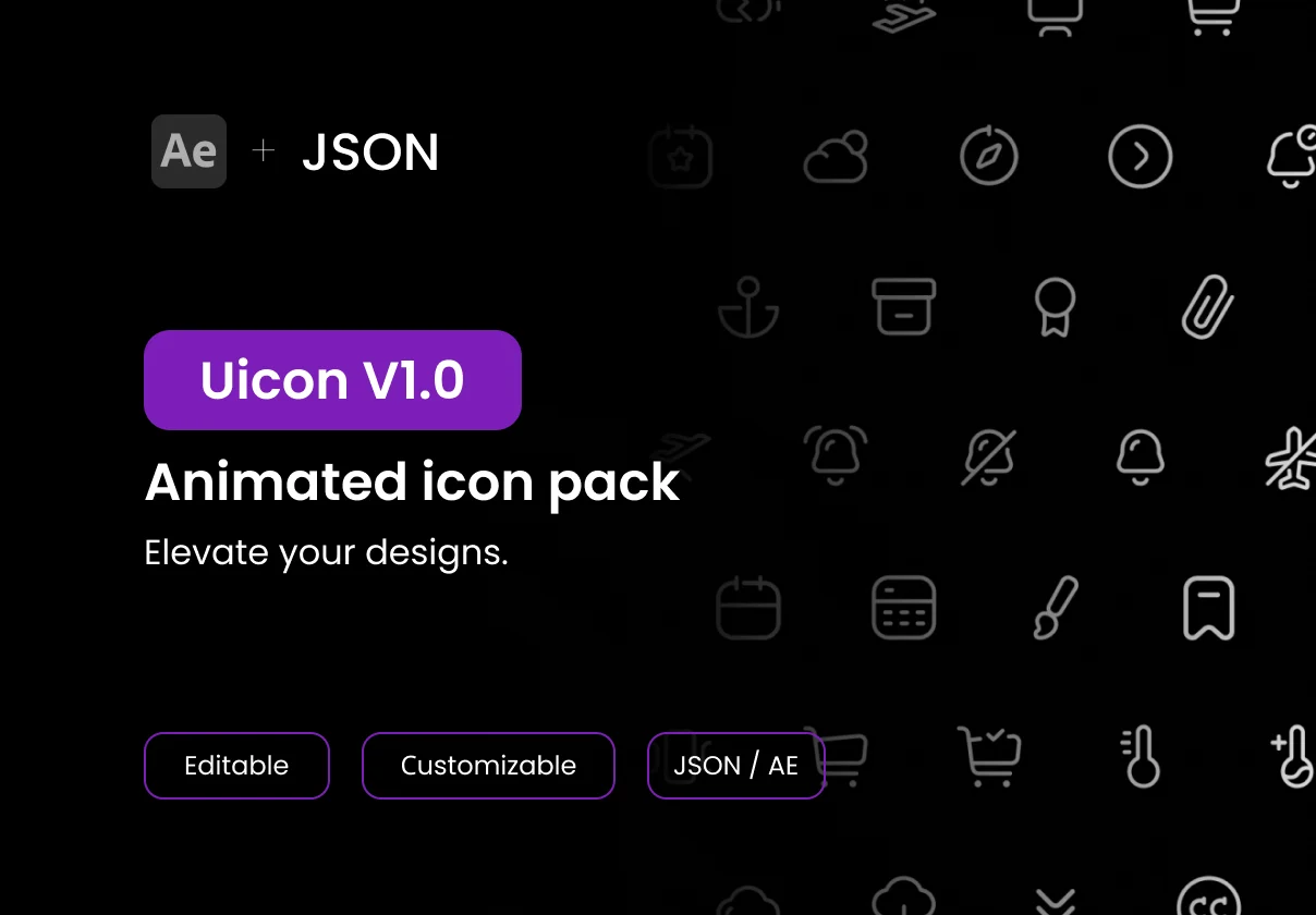 Uicon V1.0 / Animated Icons