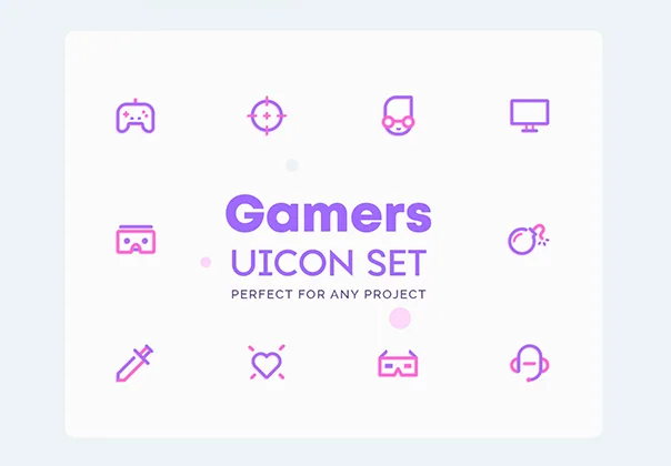 UICON Gamers Icons