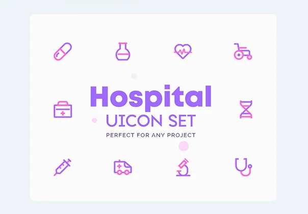 UICON Hospital Icons