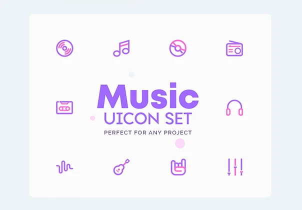 UICON Music Icons