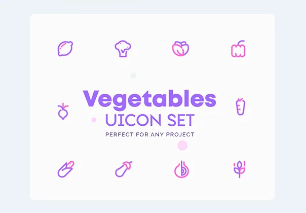 UICON Vegetable Icons